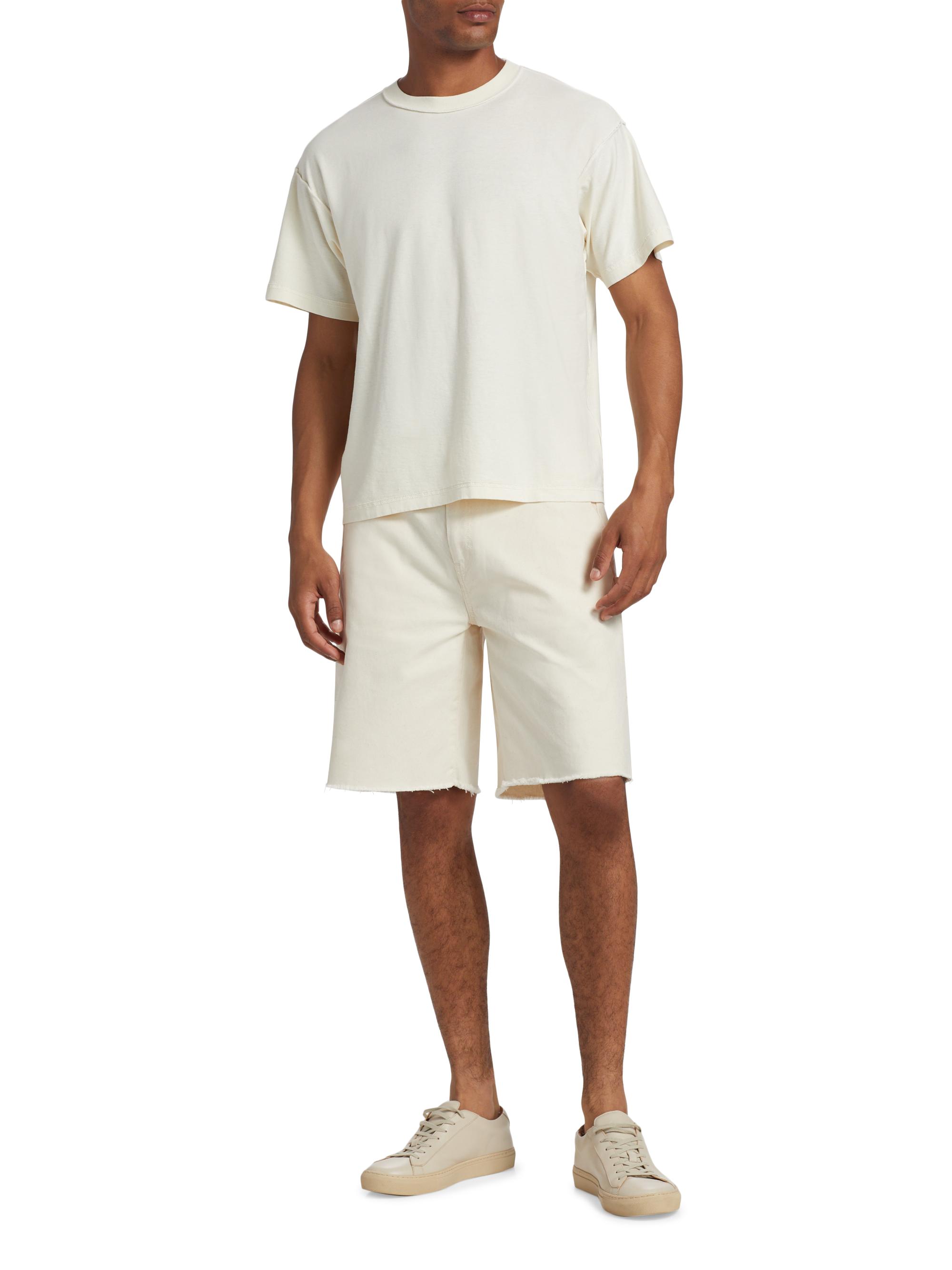 John Elliott Cut-Off Cotton Work Shorts | Saks Fifth Avenue