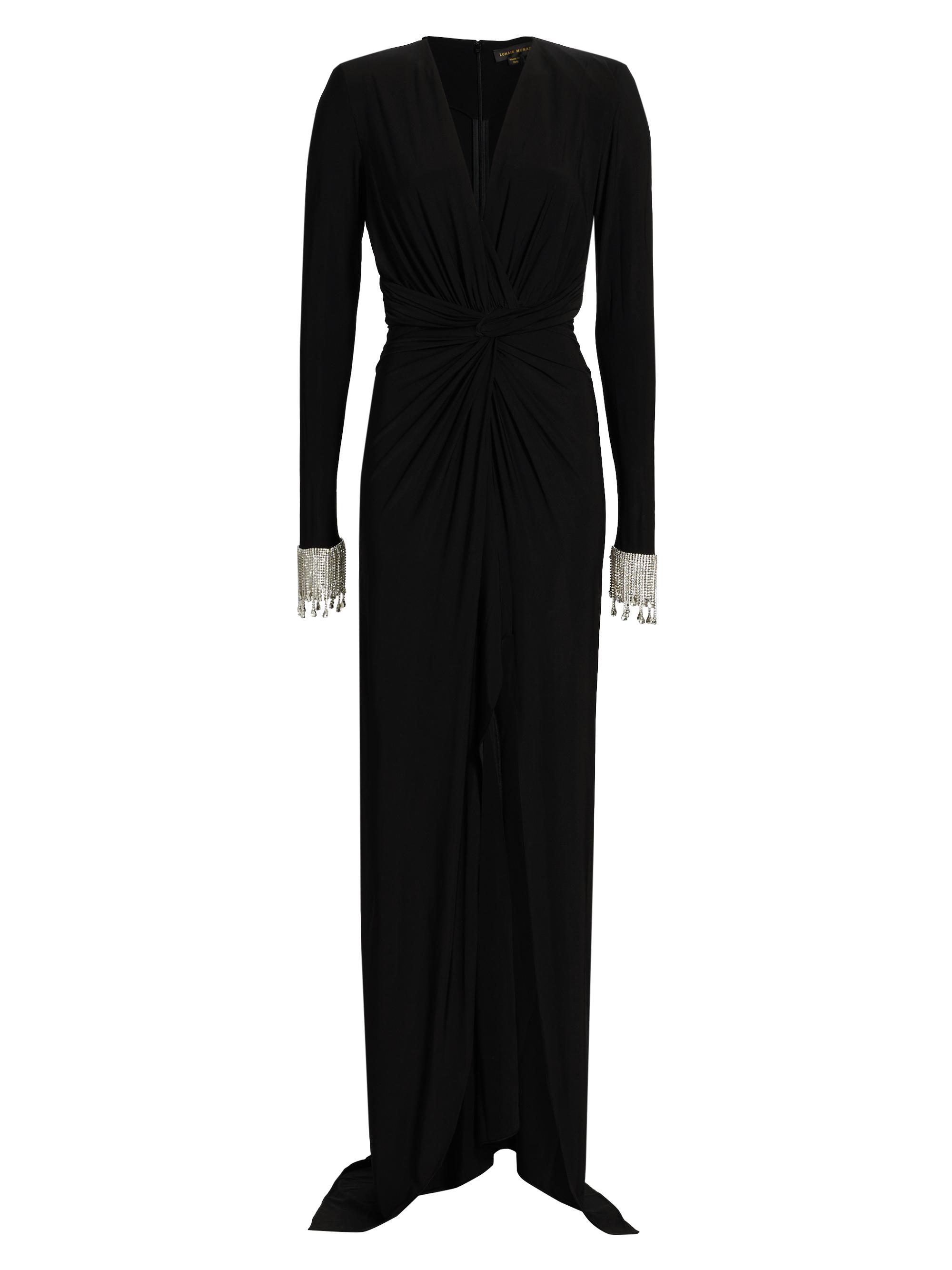 Zuhair Murad Women's Jersey Twist Maxi Dress - Black