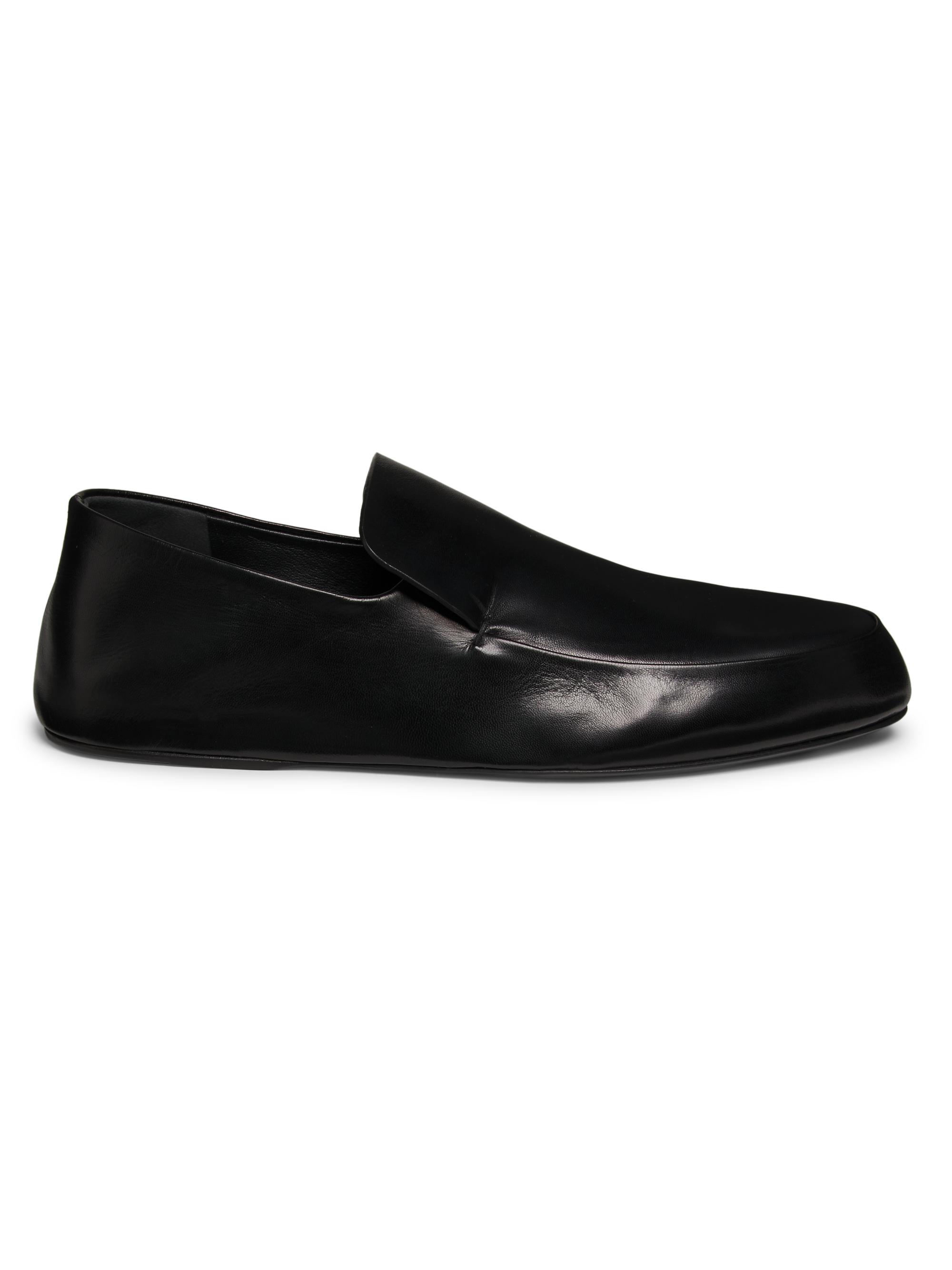 Jil Sander Women's Leather Loafers - Black