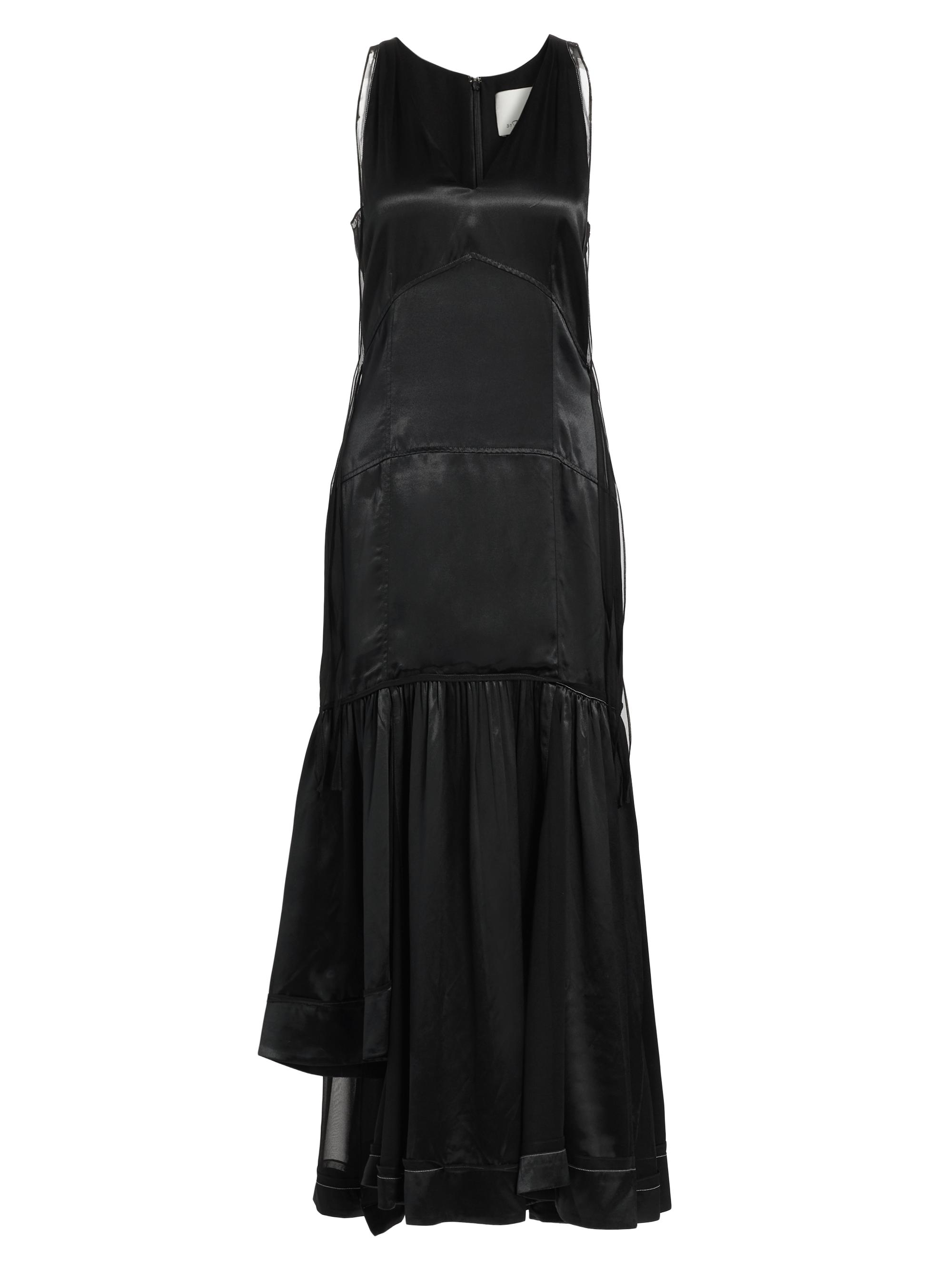 3.1 Phillip Lim Women's Liquid Satin Gown - Black