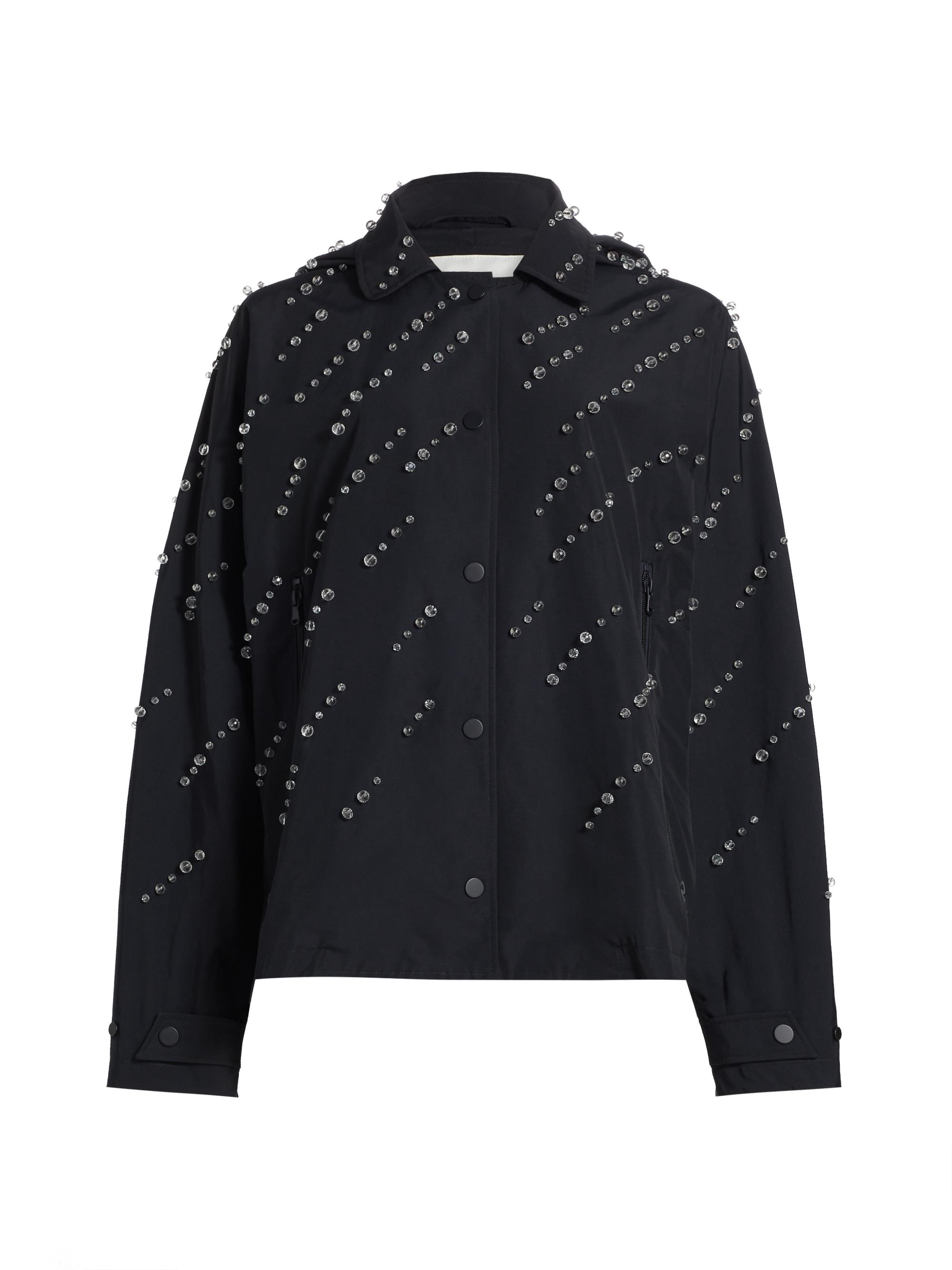 3.1 Phillip Lim Women's Rainfall Bead Embellished Utility Jacket - Midnight