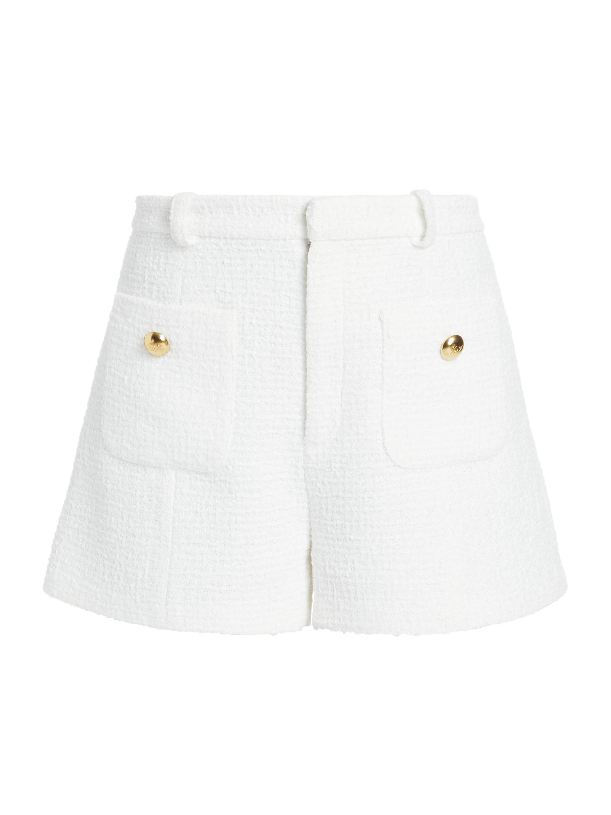【新品】candy check tweed short pants white 新品】candy check tweed short pants white candy check tweed short