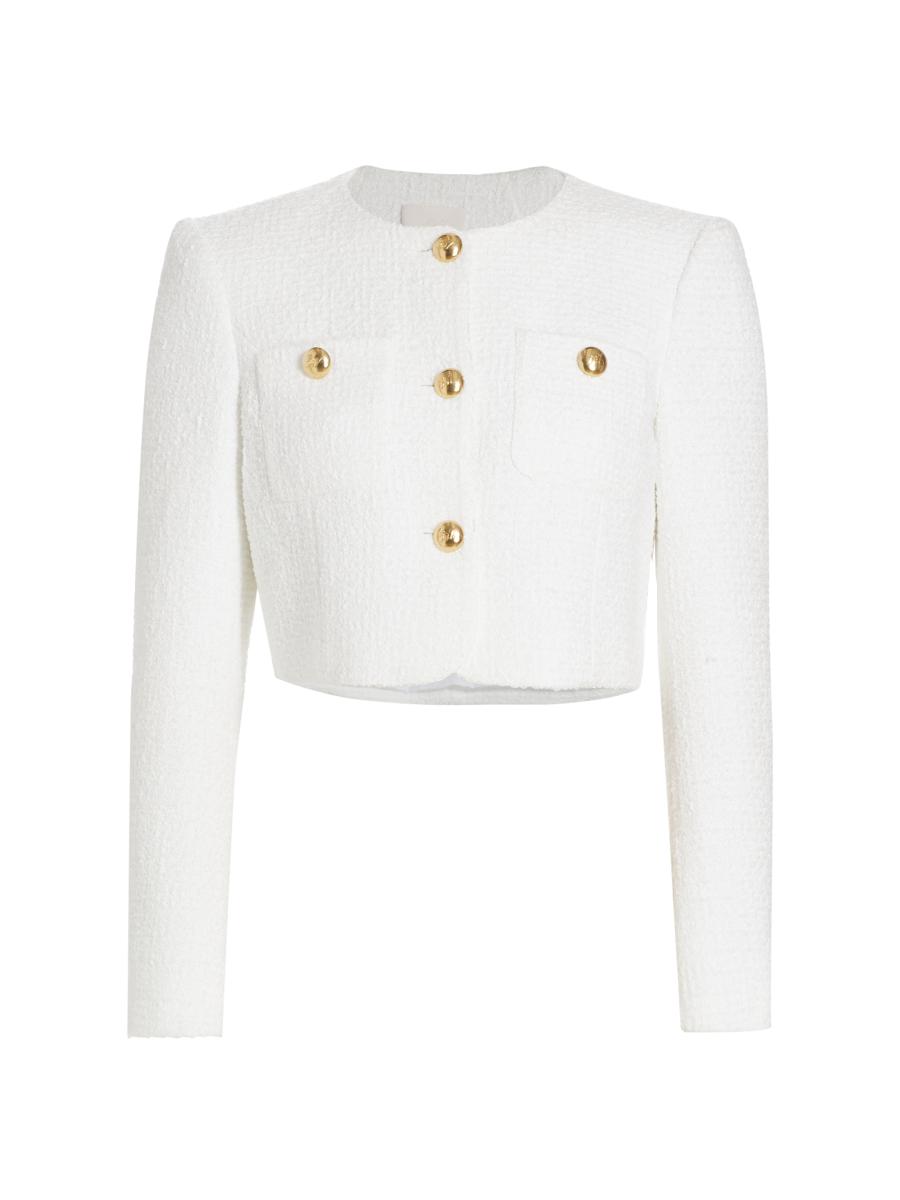 Cinq à Sept Auden Tweed Crop Jacket | Saks Fifth Avenue