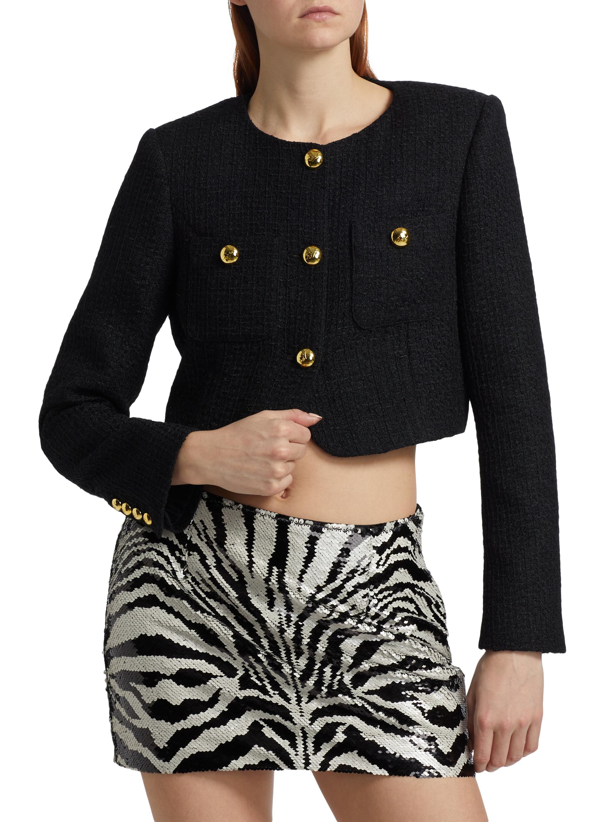 Cinq à Sept Auden Tweed Crop Jacket | Saks Fifth Avenue