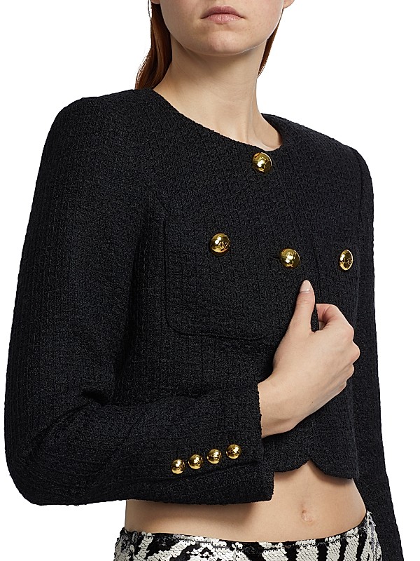 Shop Cinq à Sept Auden Tweed Crop Jacket | Saks Fifth Avenue Shop Cinq à Sept Auden Tweed Crop Jacket | Saks Fifth Avenue