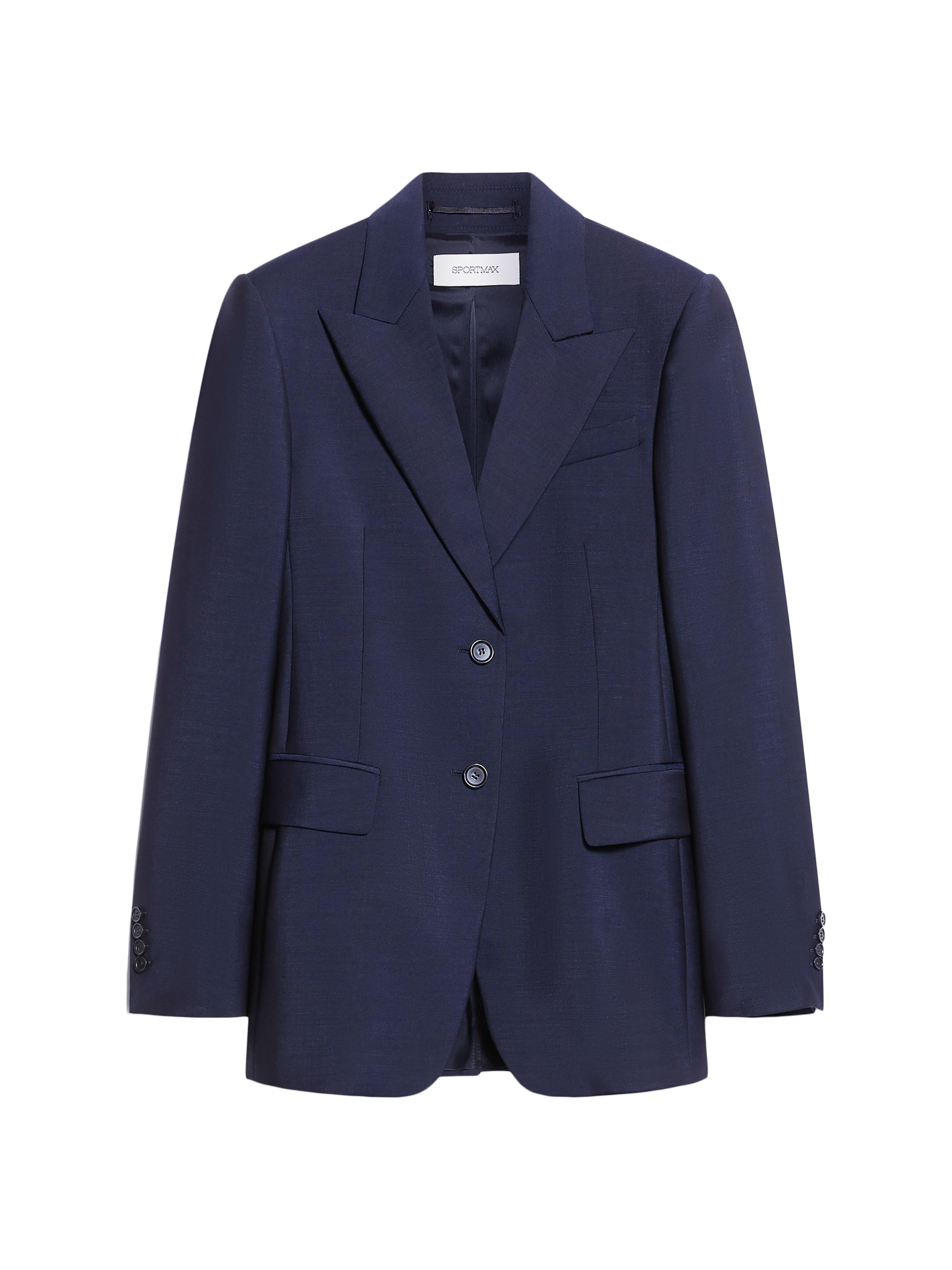 Sportmax Women's Wool-Mohair Blend Jacket - Ultra Marine
