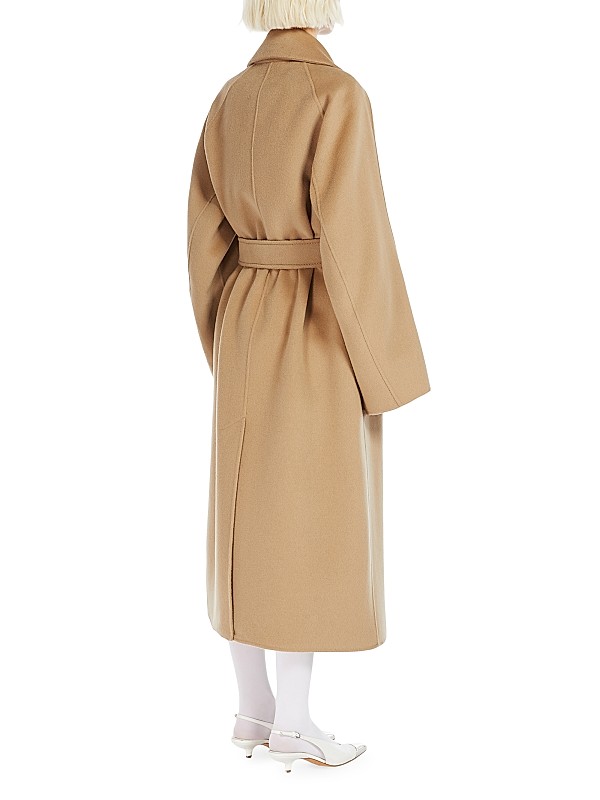 Shop Sportmax Wool-Cashmere Belted Long Coat | Saks Fifth Avenue Shop Sportmax Wool-Cashmere Belted Long Coat | Saks Fifth Avenue