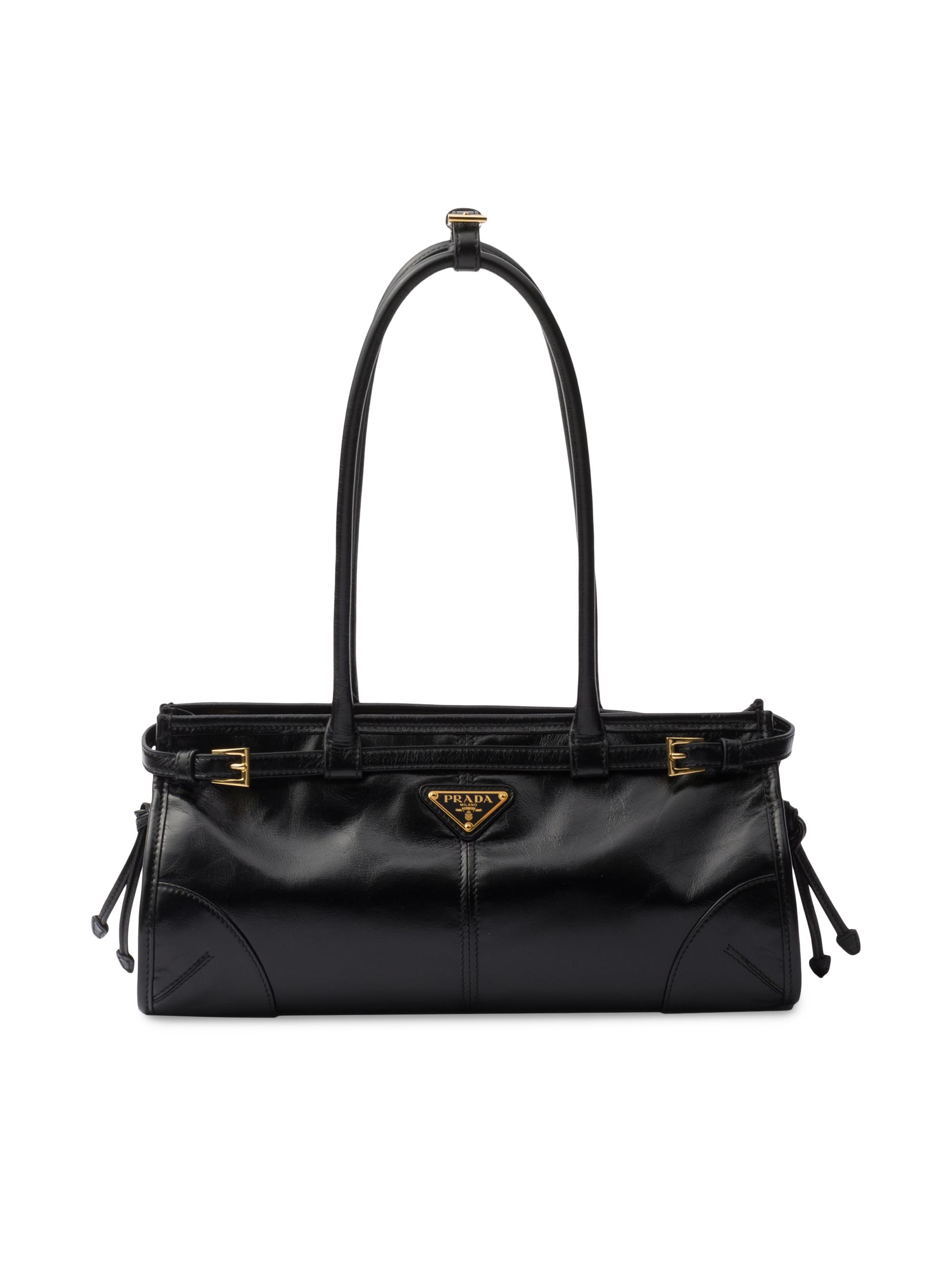 Prada Medium Naplak Patent Leather Handbag | Saks Fifth Avenue