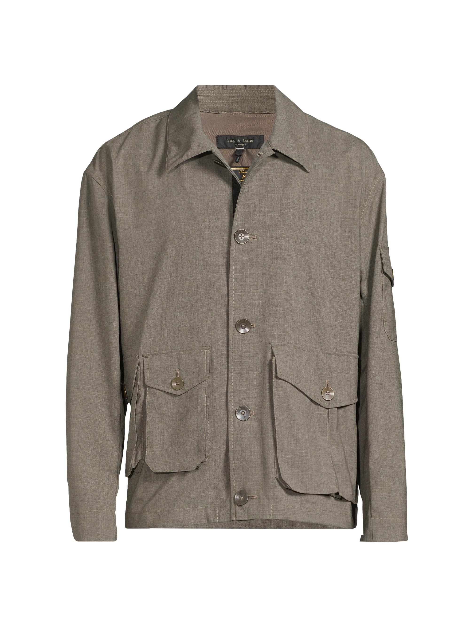 rag & bone Men's Cade Wool-Blend Jacket - Dusty Green