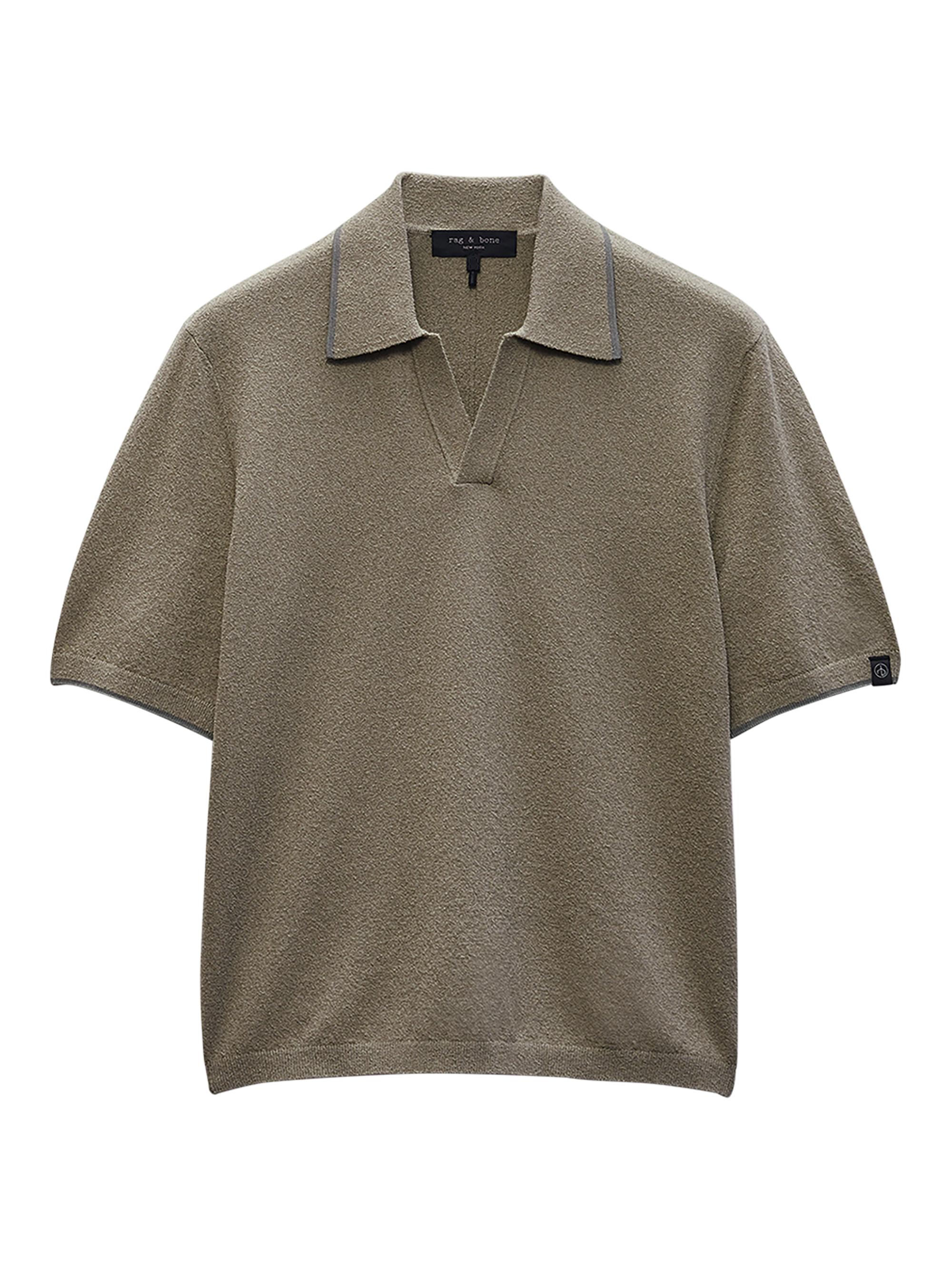 rag & bone Men's Johnny Polo Shirt - Vetiver