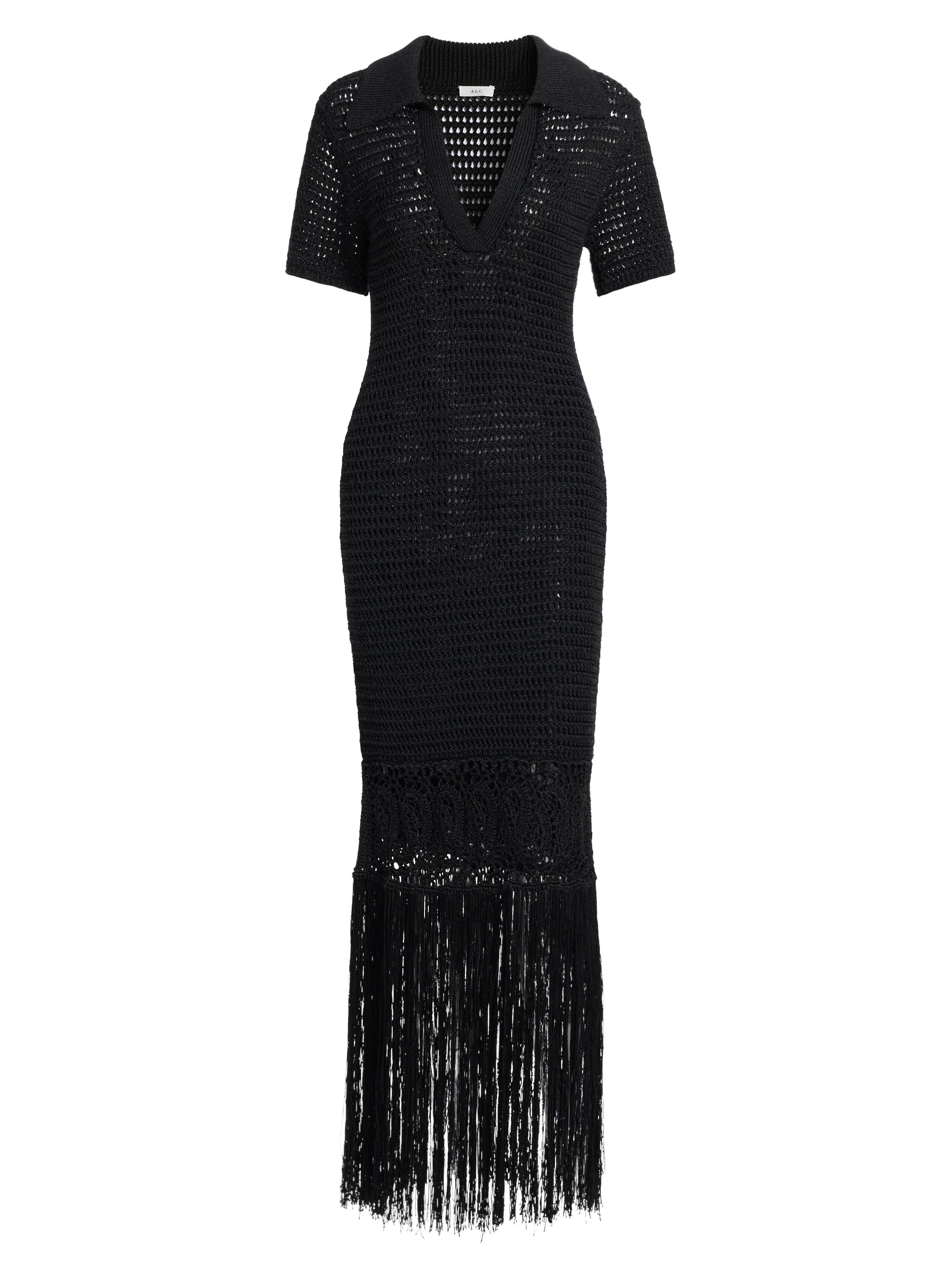A.L.C. Alessia Lace-Trim Satin Maxi Dress | Saks Fifth Avenue