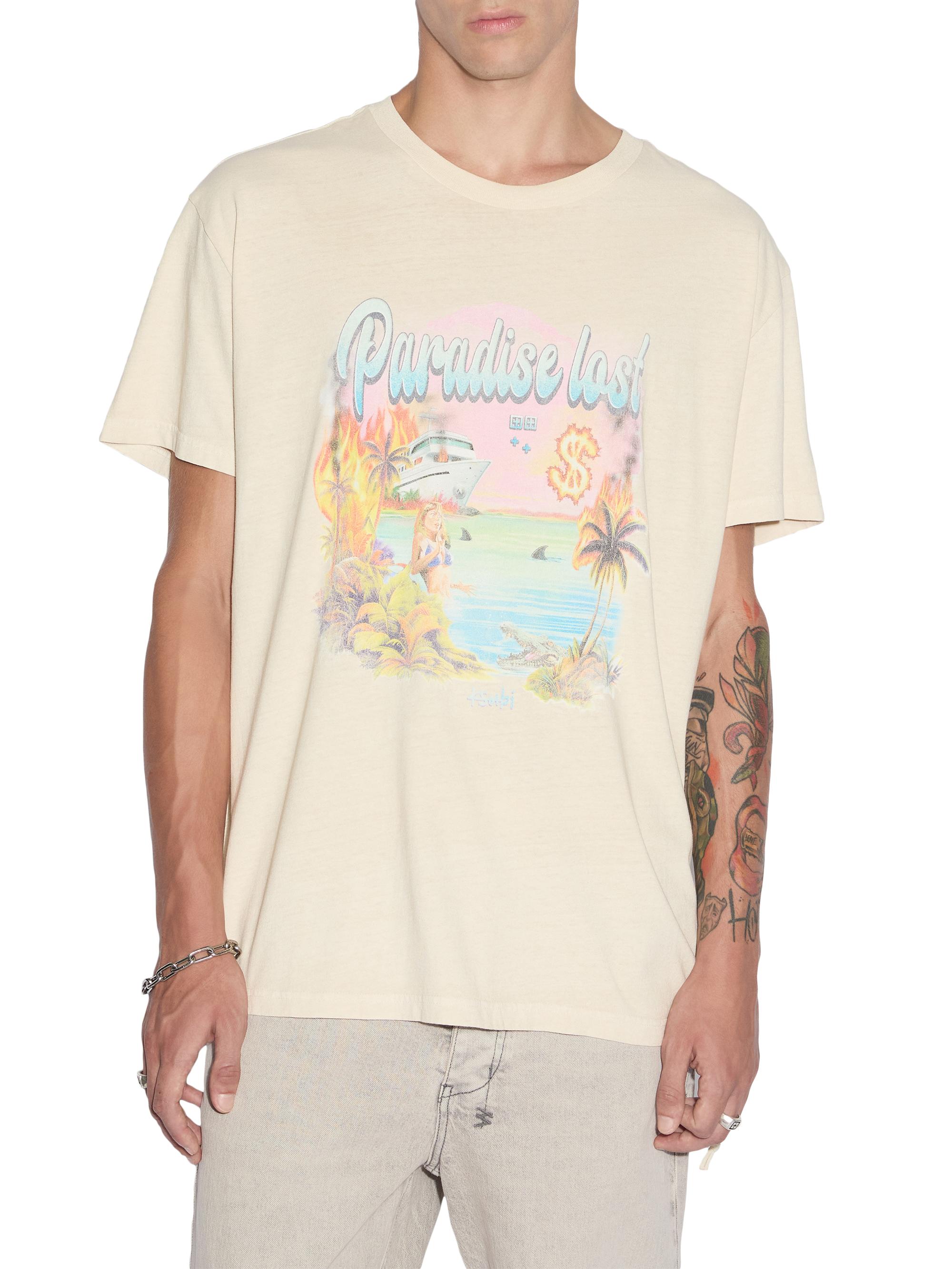 Ksubi Men's Paradise Biggie Graphic Cotton T-Shirt - Tan