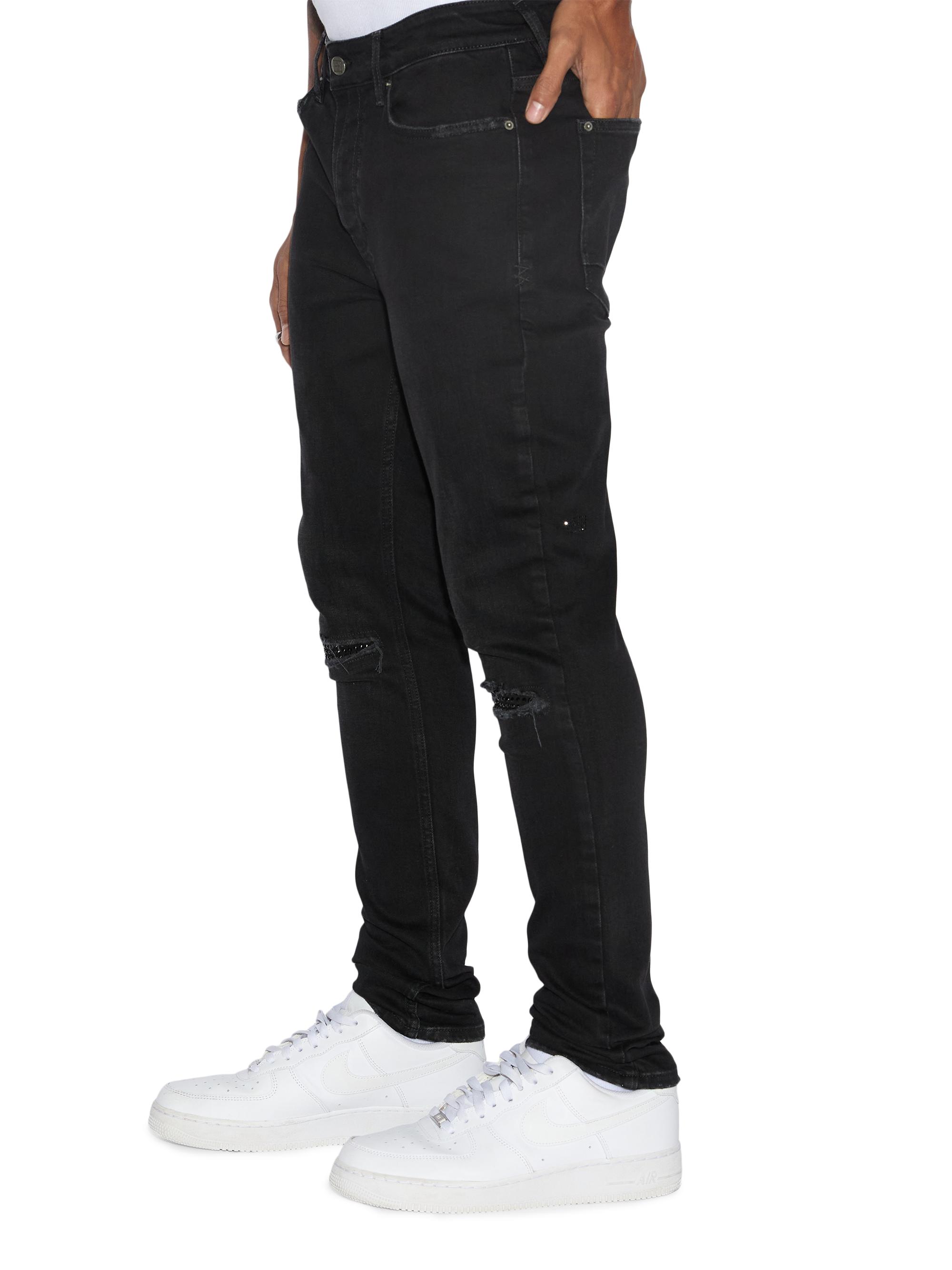 Ksubi Van Winkle Apex Krystal Repair Stretch Skinny Jeans | Saks