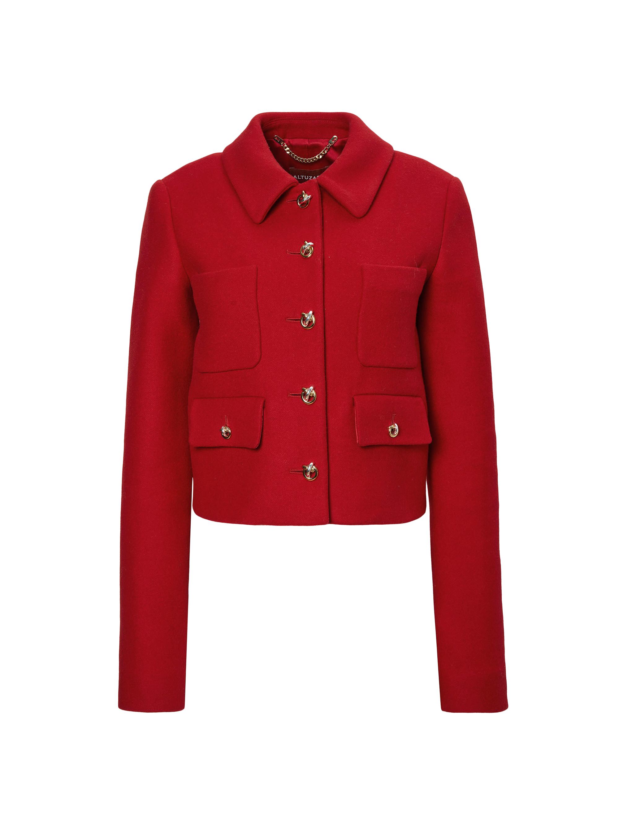Altuzarra Women's Astley Wool Jacket - Grenadine