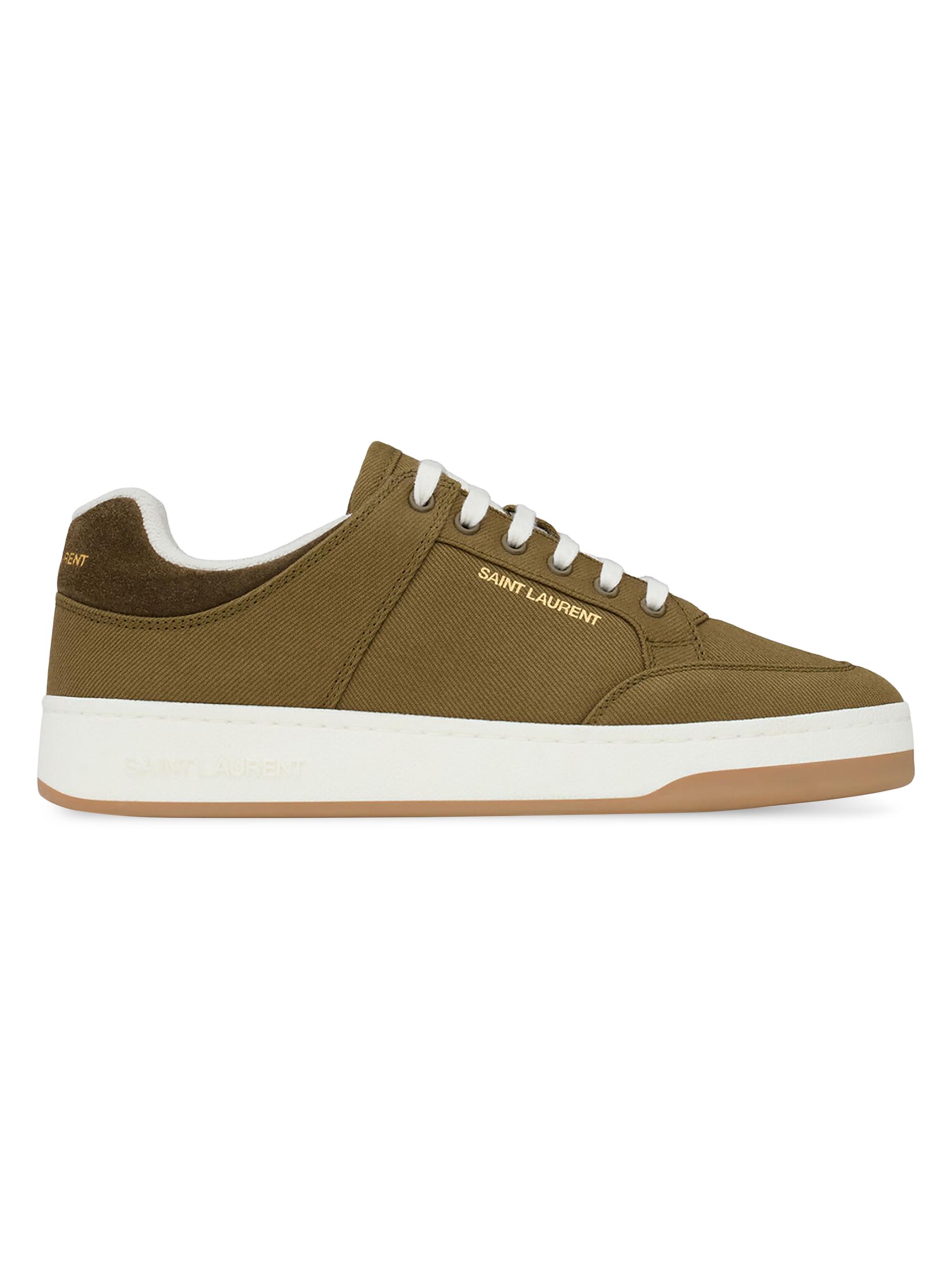 Saint Laurent Women's SL/61 Sneakers in Gabardine - Cactus