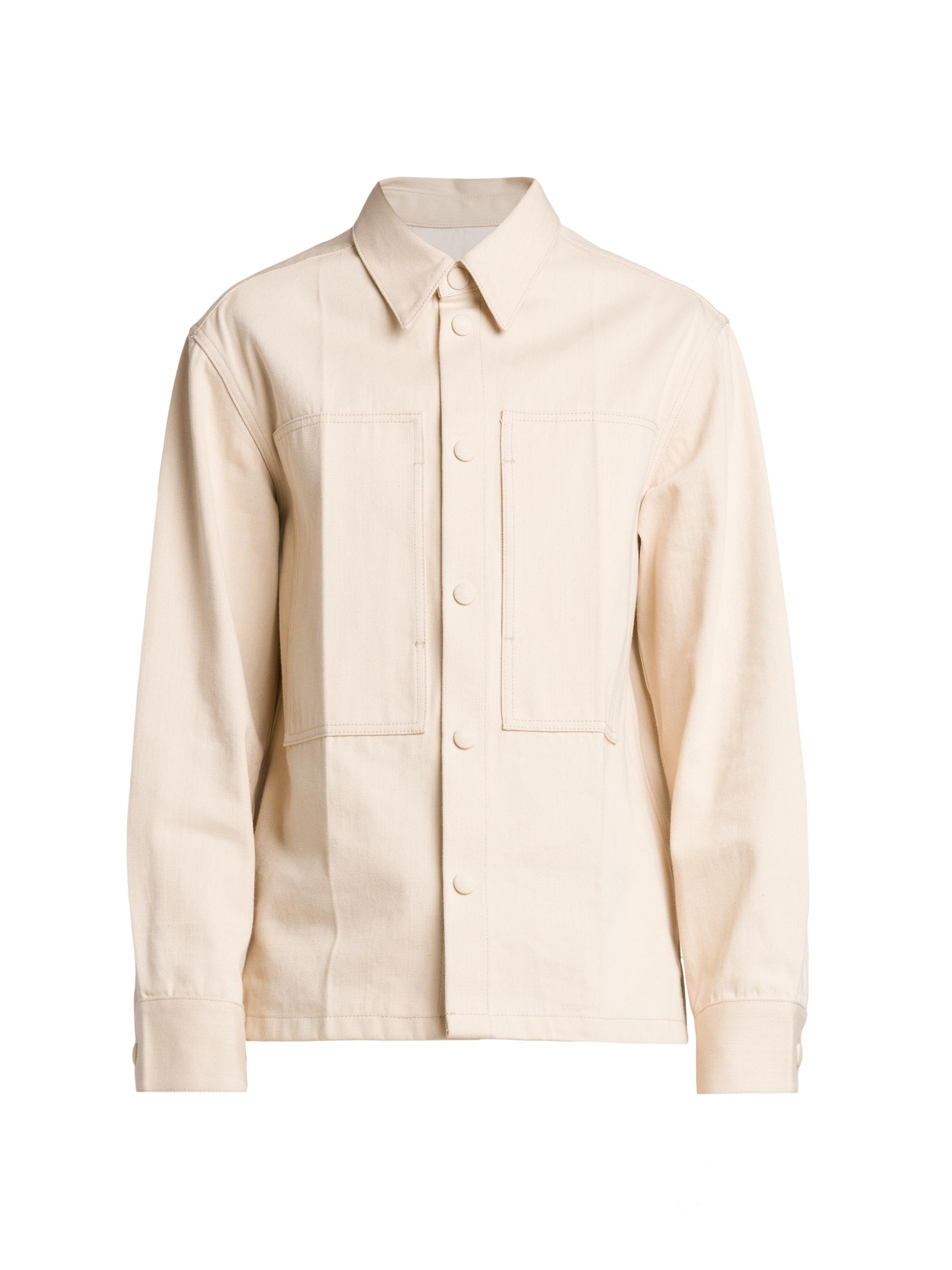 Jil Sander Men's Sea Island Denim Shirt - Alabaster