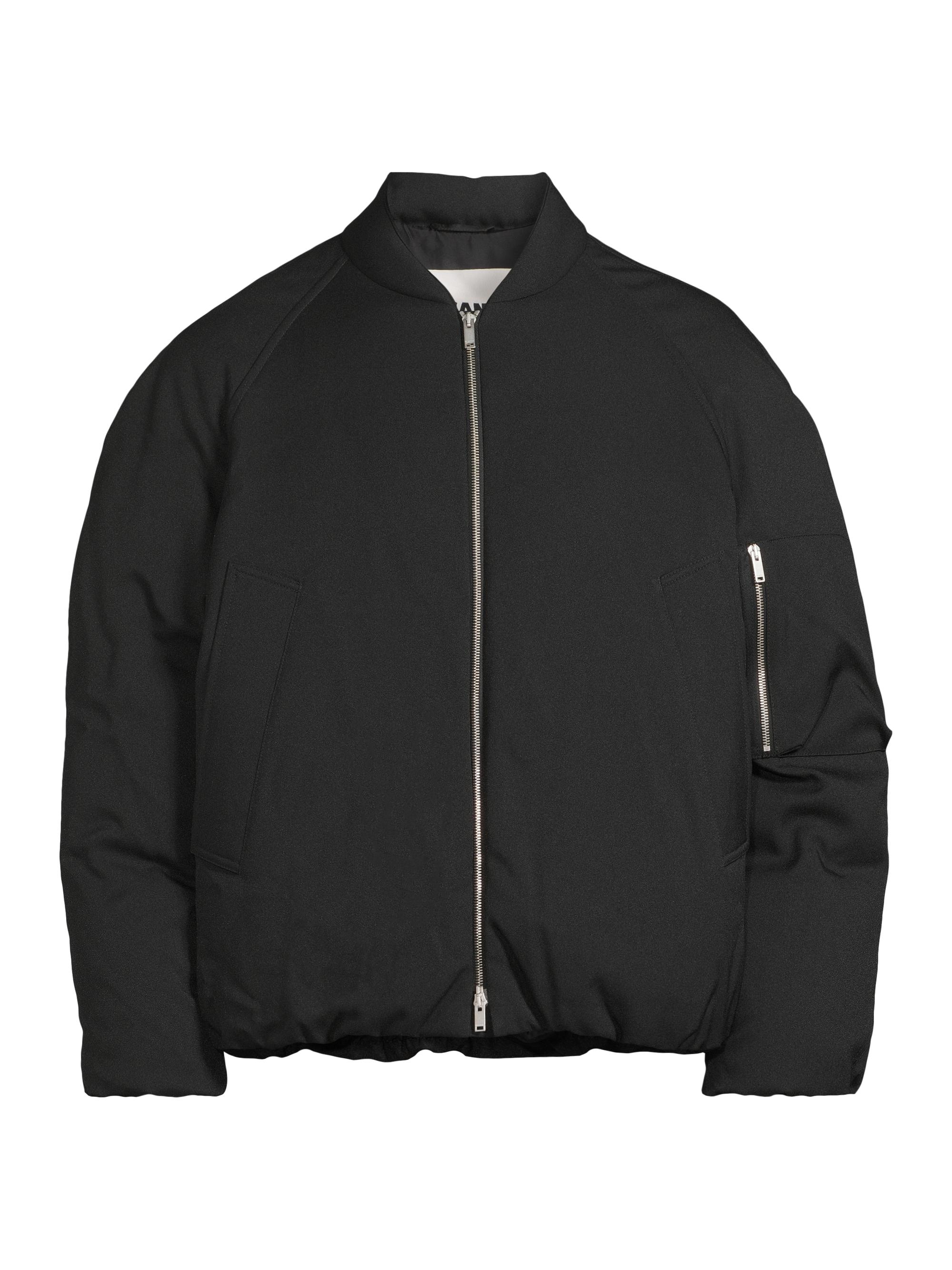 Jil Sander Men's Padded Full-Zip Jacket - Black