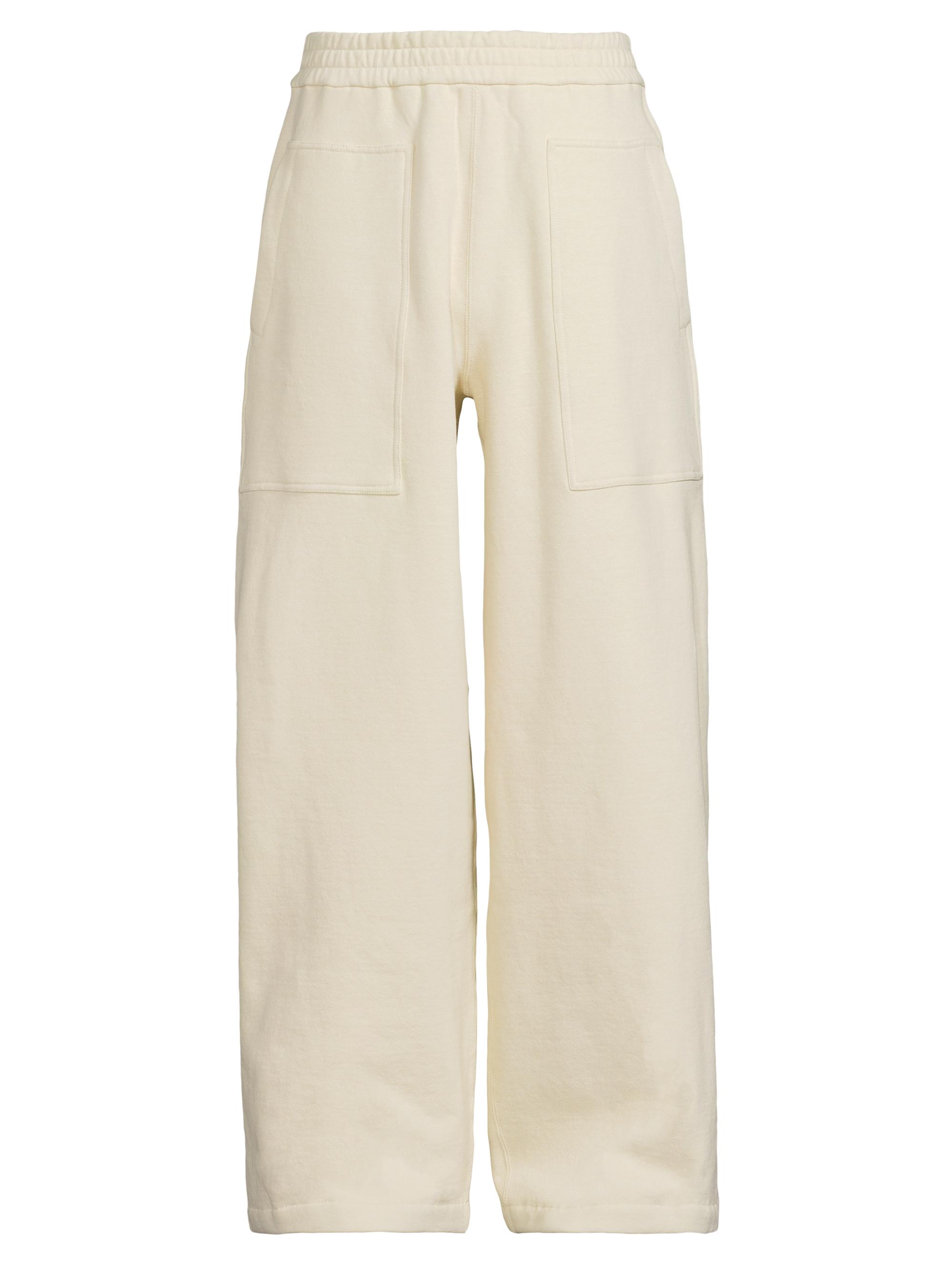 Jil Sander Men's Straight-Leg Cotton Sweatpants - Custard