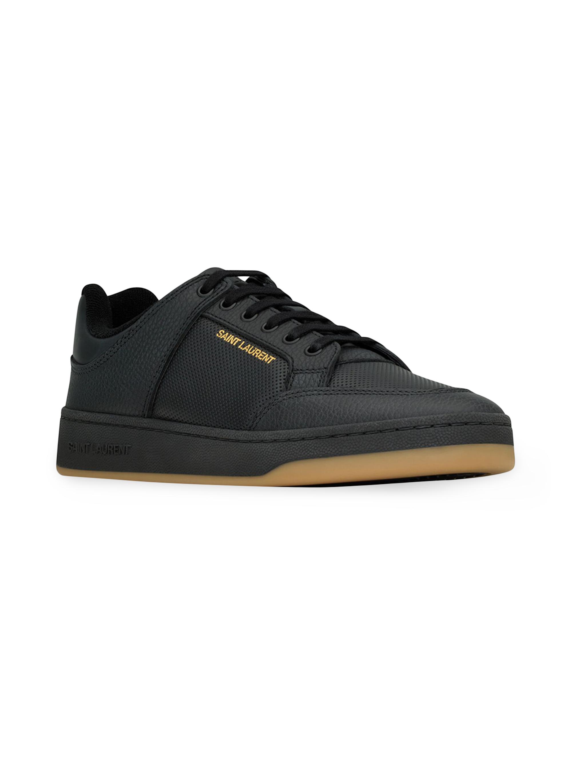 Saint Laurent SL/61 Low-Top Sneakers in Perforated Leather | Saks