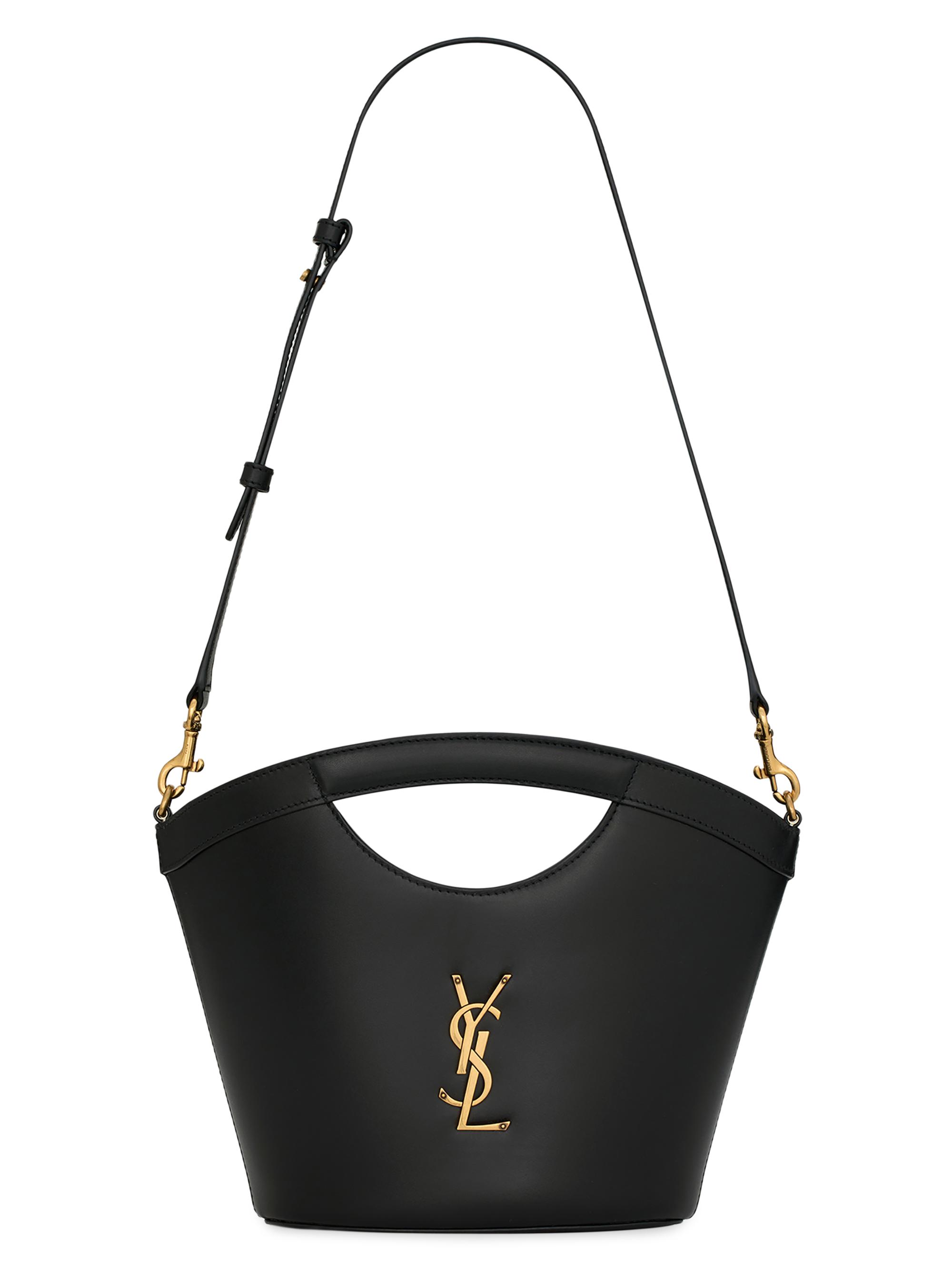 Saint Laurent Women's Celia Mini Tote in Smooth Leather - Black