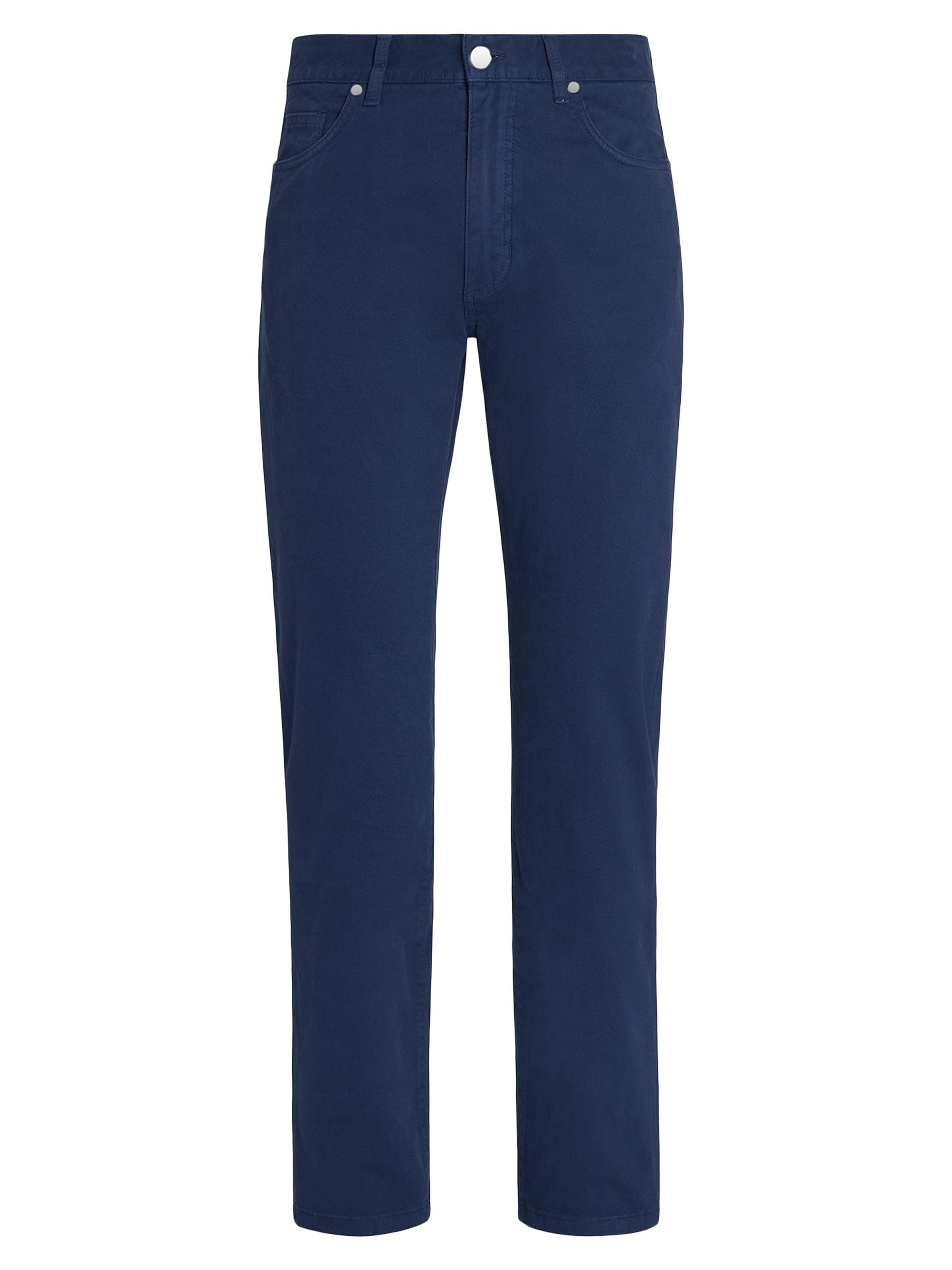 ZEGNA Men's Stretch Cotton Roccia Jeans - Utility Blue
