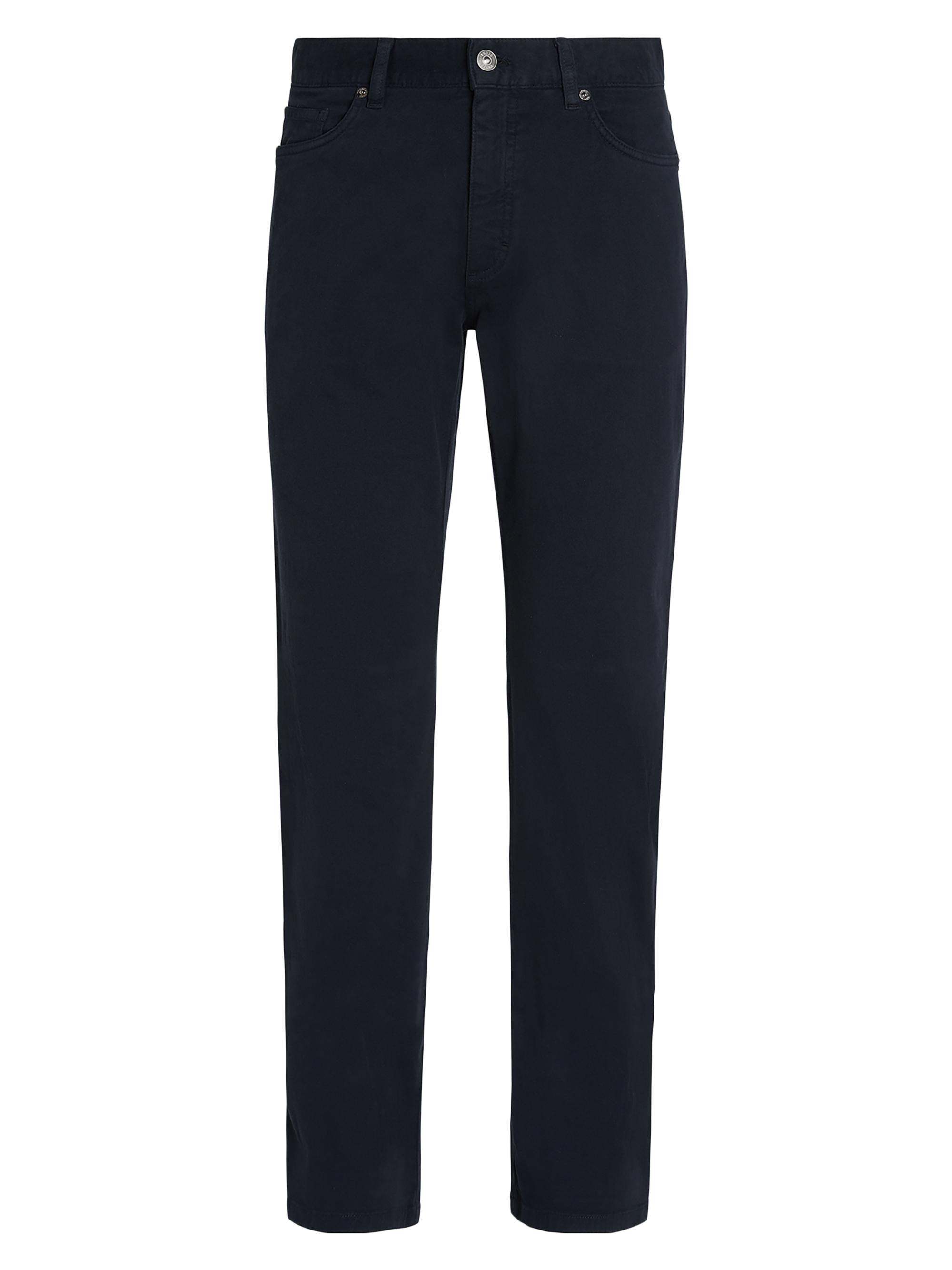 ZEGNA Men's Stretch Cotton Roccia Jeans - Navy Blue