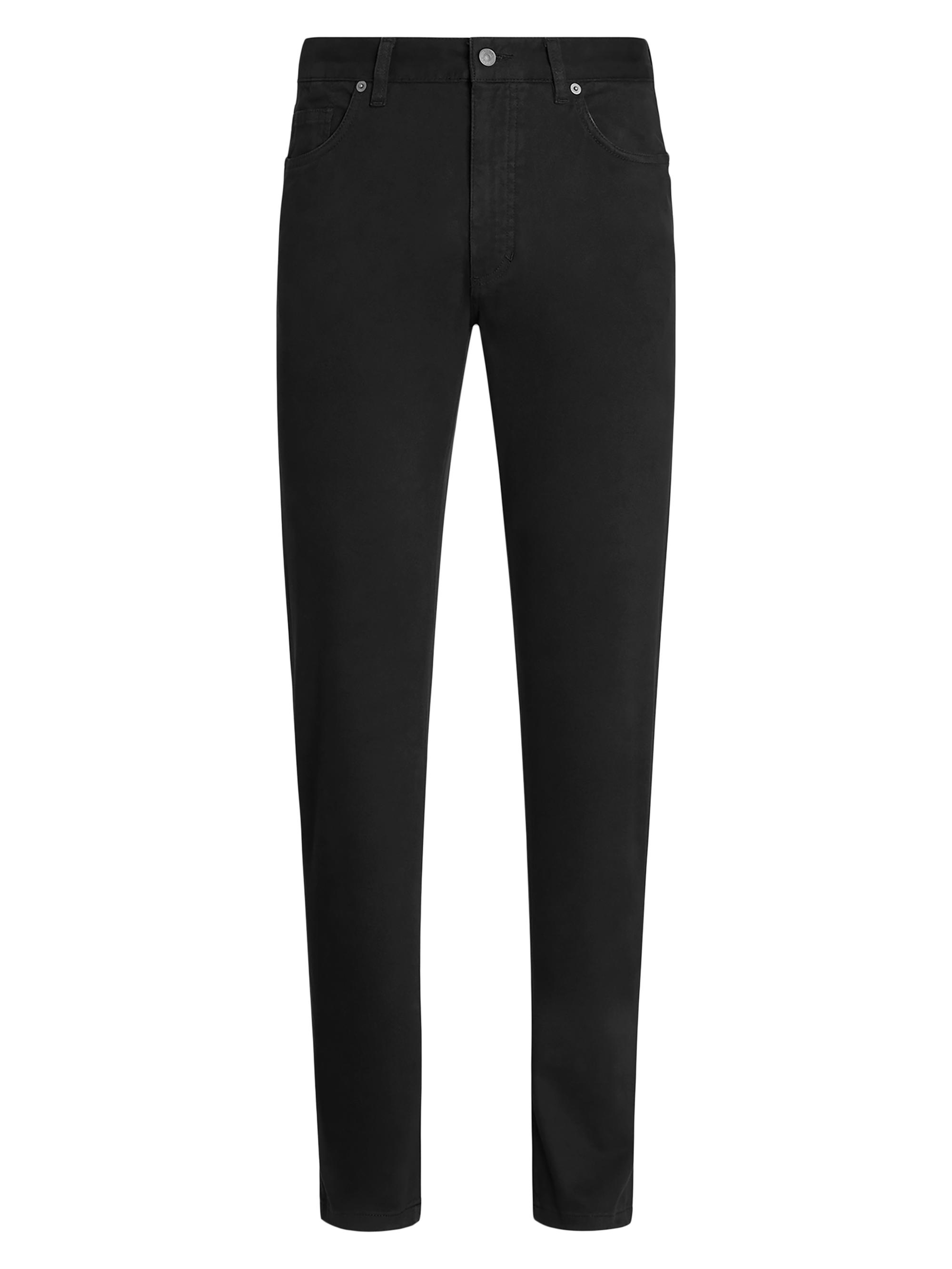 ZEGNA Men's Stretch Cotton Roccia Jeans - Black