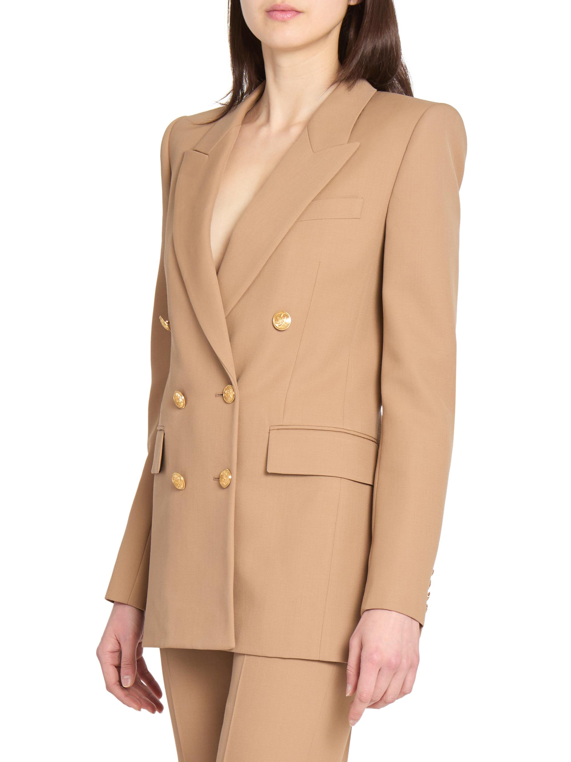 Chloé Wool Double-Breasted Blazer | Saks Fifth Avenue