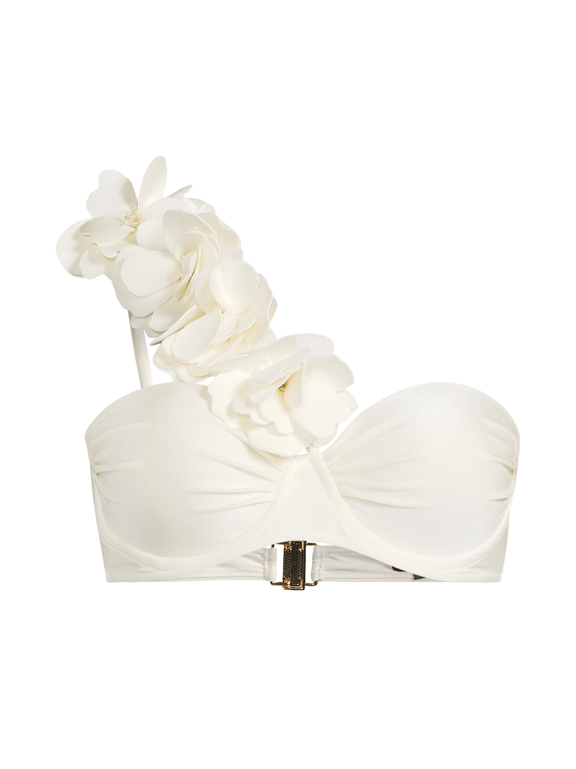 PatBO Women's Rosette Underwire Bikini Top -