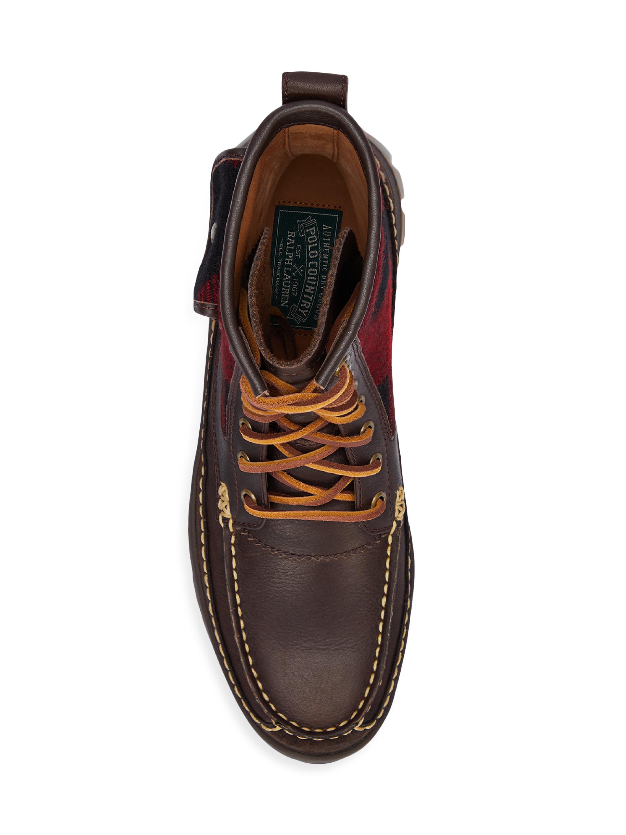 Polo Ralph Lauren Polo Country Leather Boots | Saks Fifth Avenue