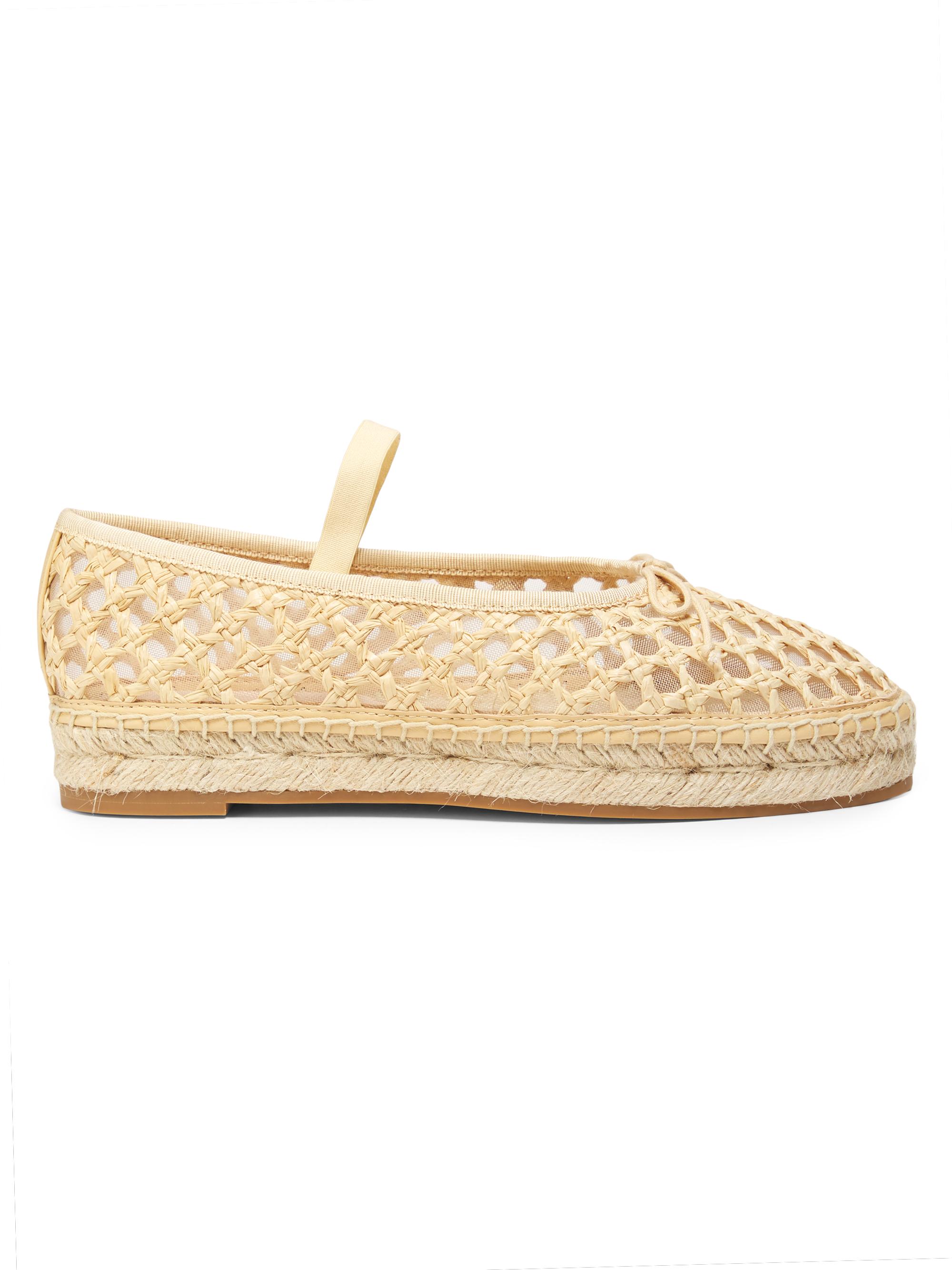 Loeffler Randall Women's Kayla Raffia Ballet Espadrilles - Natural