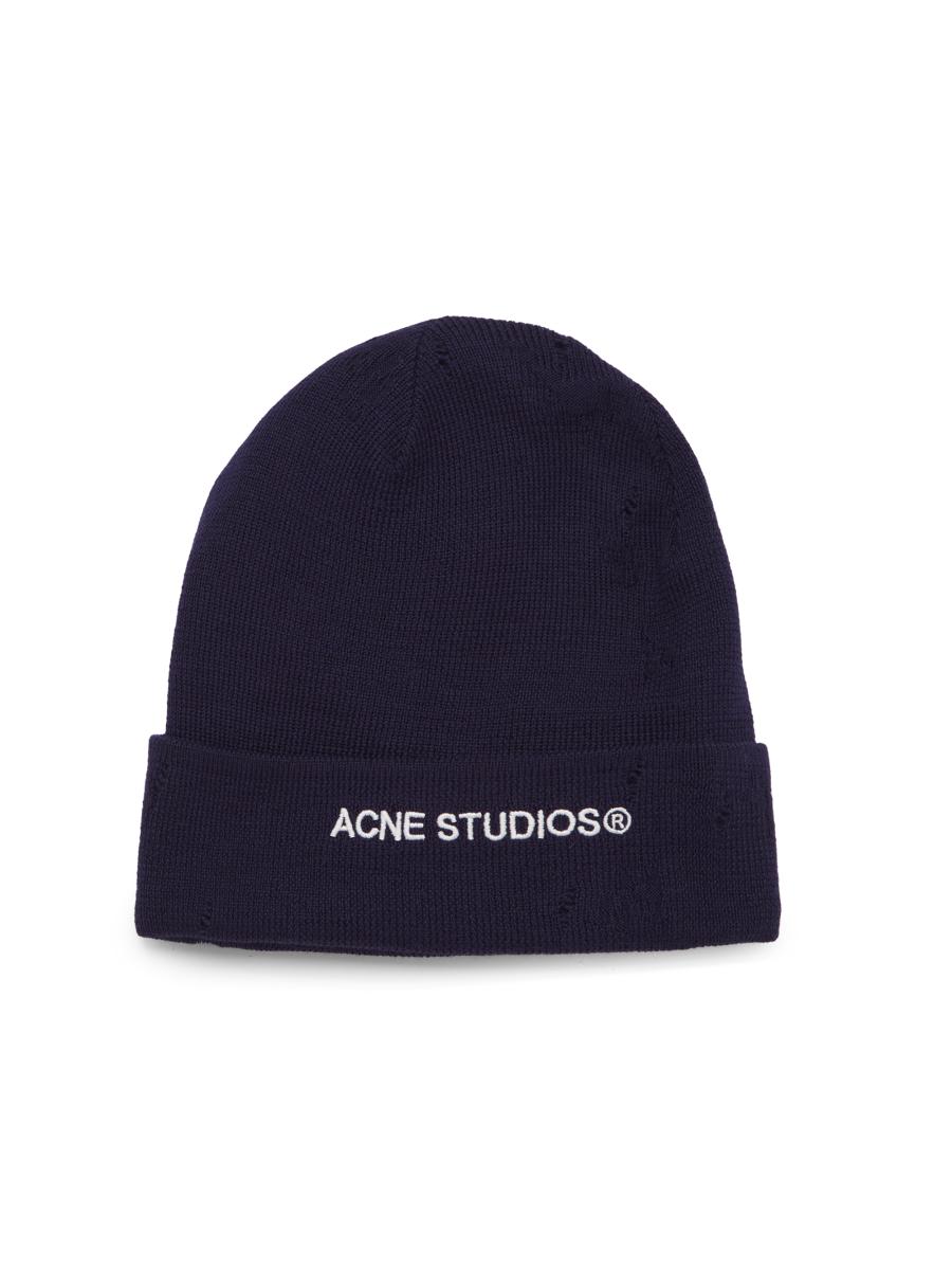 帽子 ACNE STUDIOS Wool mohair beanie Acne Studios Blue Wool Mohair Beanie Acne Studios