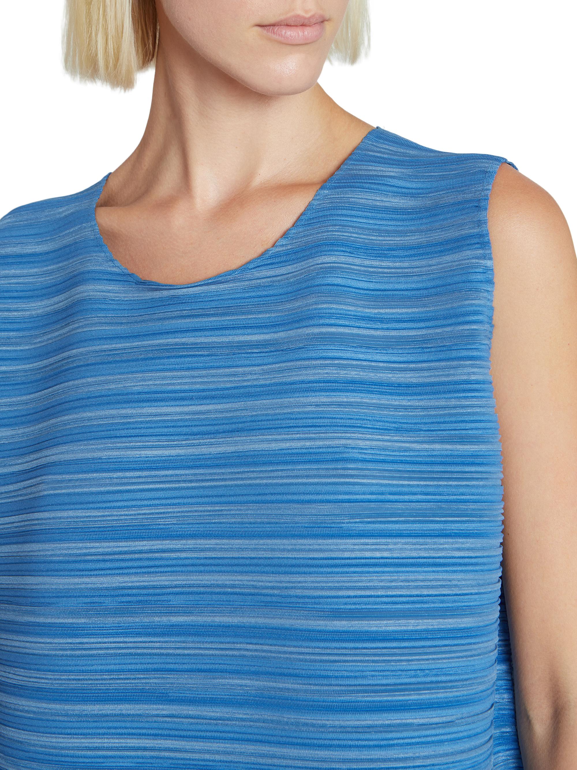 プリーツプリーズイッセイミヤケSHEER BOUNCE 横プリーツトップス