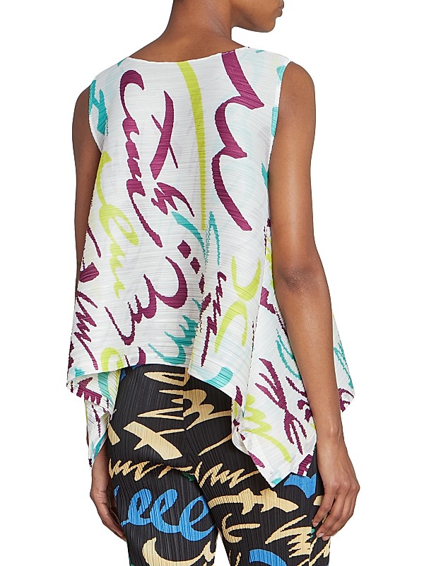Shop Pleats Please Issey Miyake Energy Synergy Fizzy Top Shop Pleats Please Issey Miyake Energy Synergy Fizzy Top