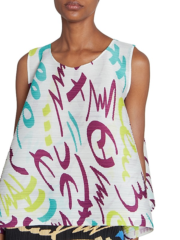 Shop Pleats Please Issey Miyake Energy Synergy Fizzy Top Shop Pleats Please Issey Miyake Energy Synergy Fizzy Top