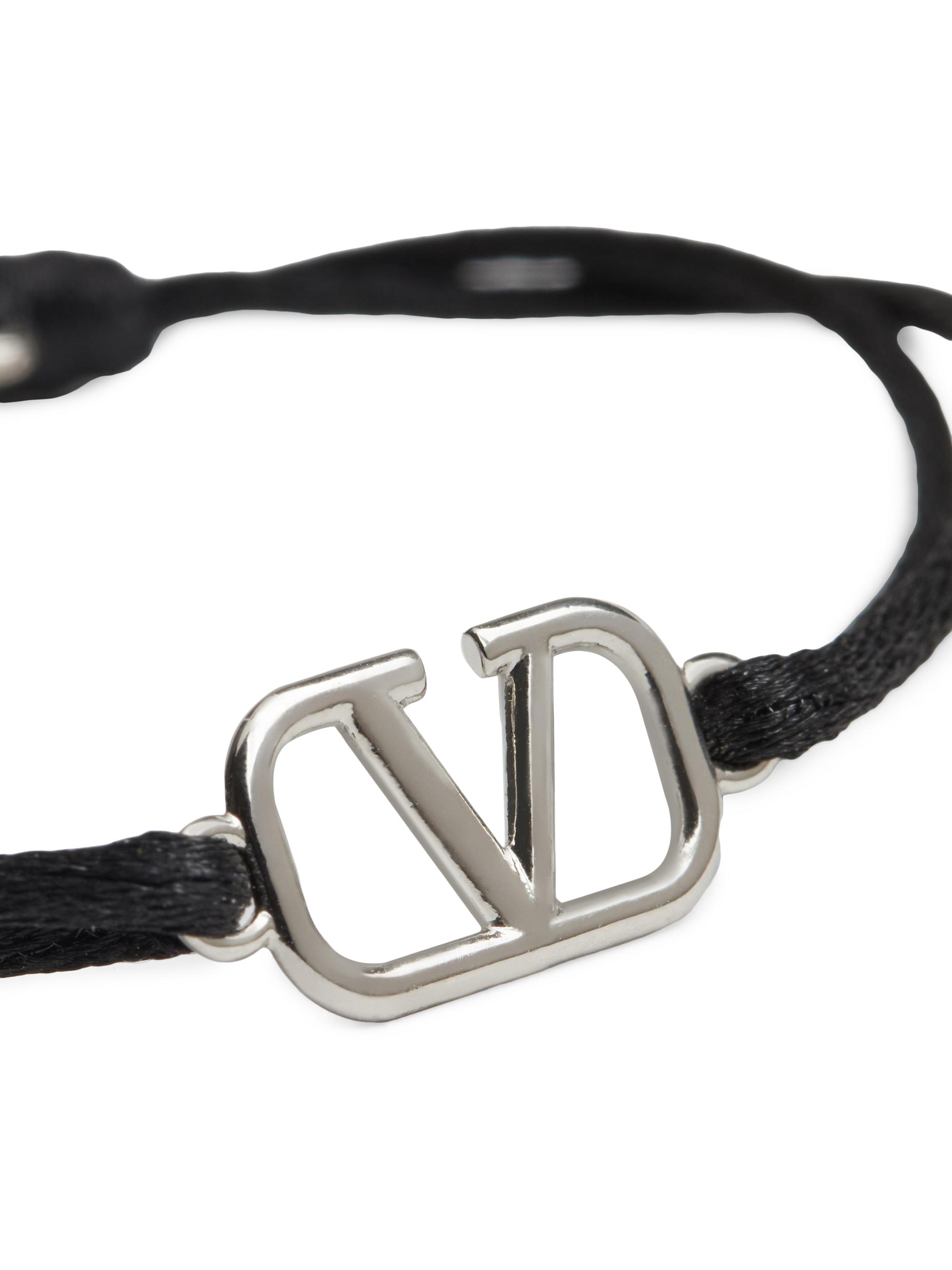 Valentino Garavani Vlogo Signature Cotton Bracelet | Saks Fifth Avenue