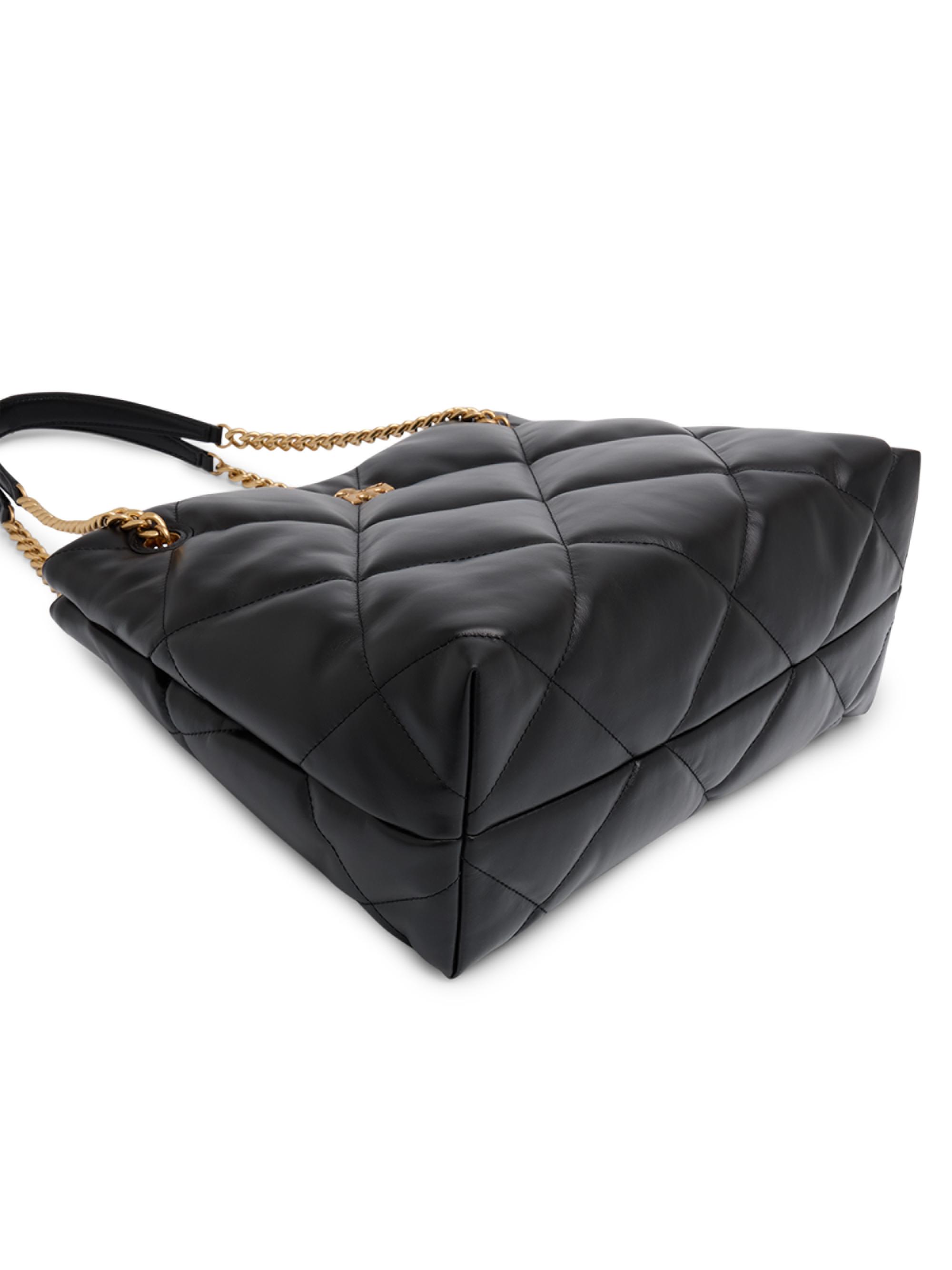 Kira Diamond-Quilted Leather Tote Bag