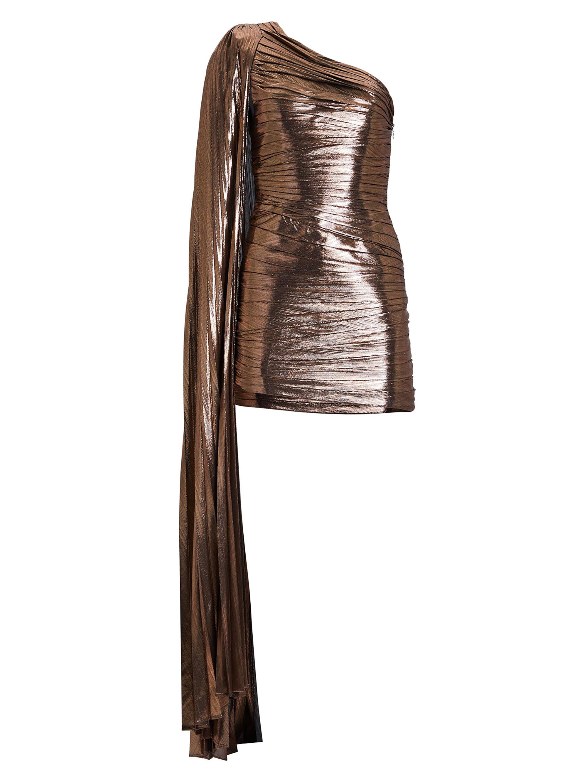 Retrofête Women's Karena Dress - Metallic Bronze