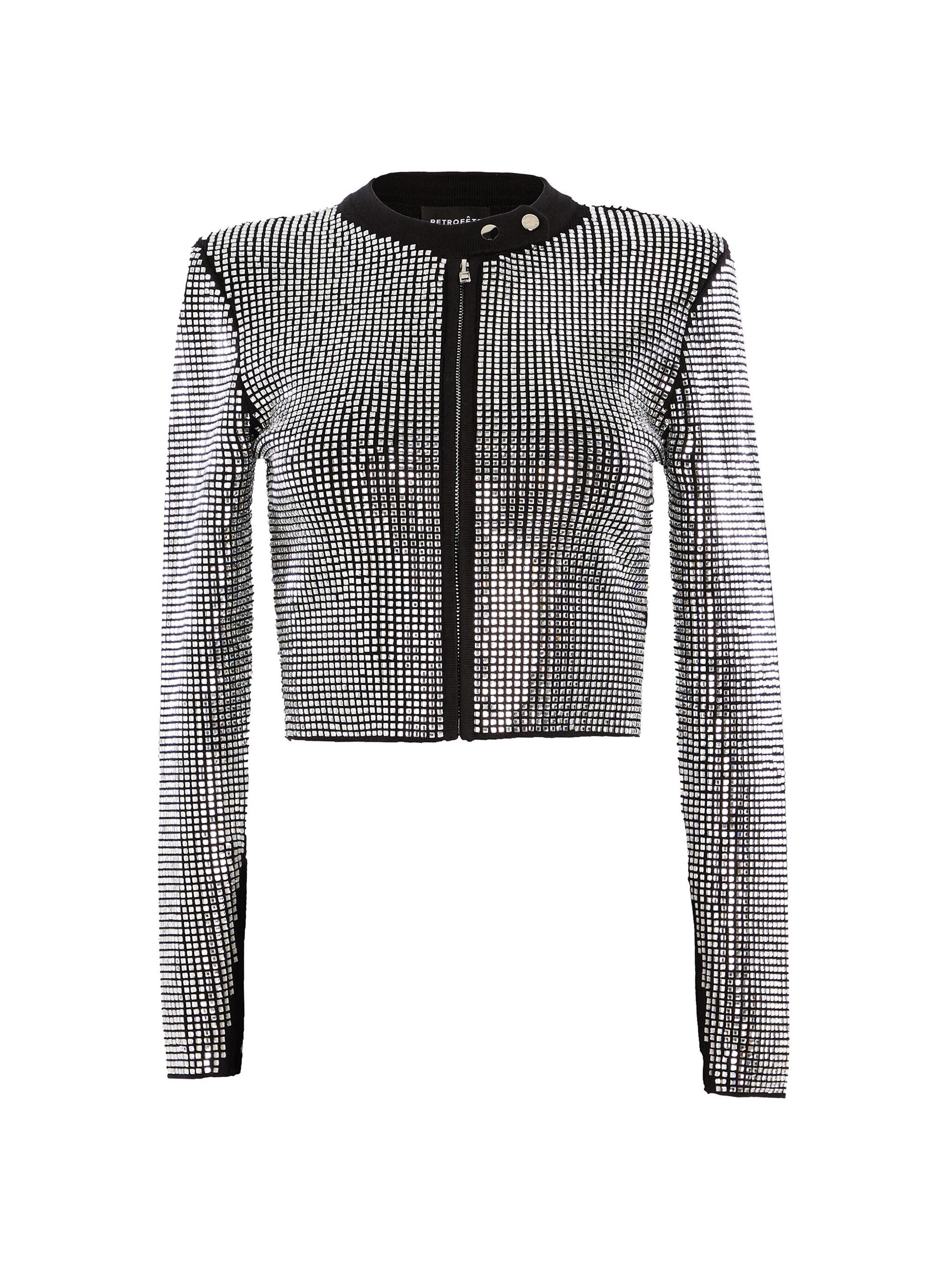 Retrofête Women's Aero Jacket - Black Silver