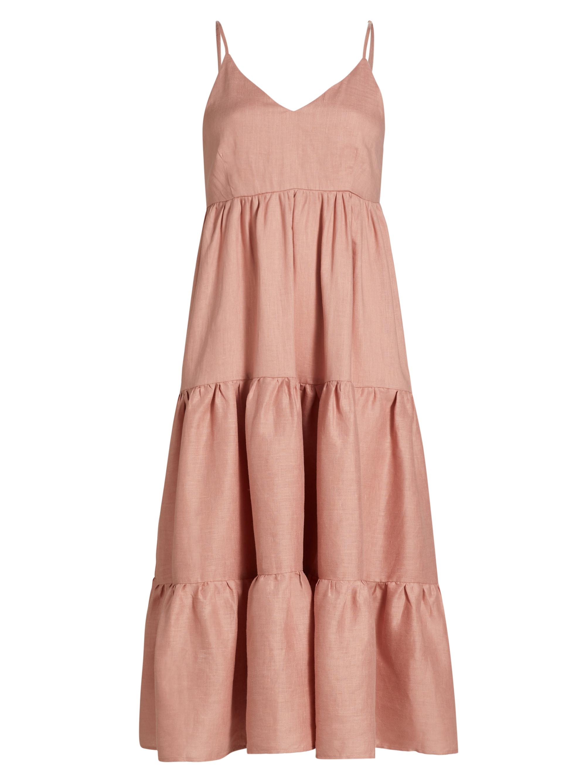 Pour Les Femmes Women's Claudia Spaghetti Strap Dress - Terra