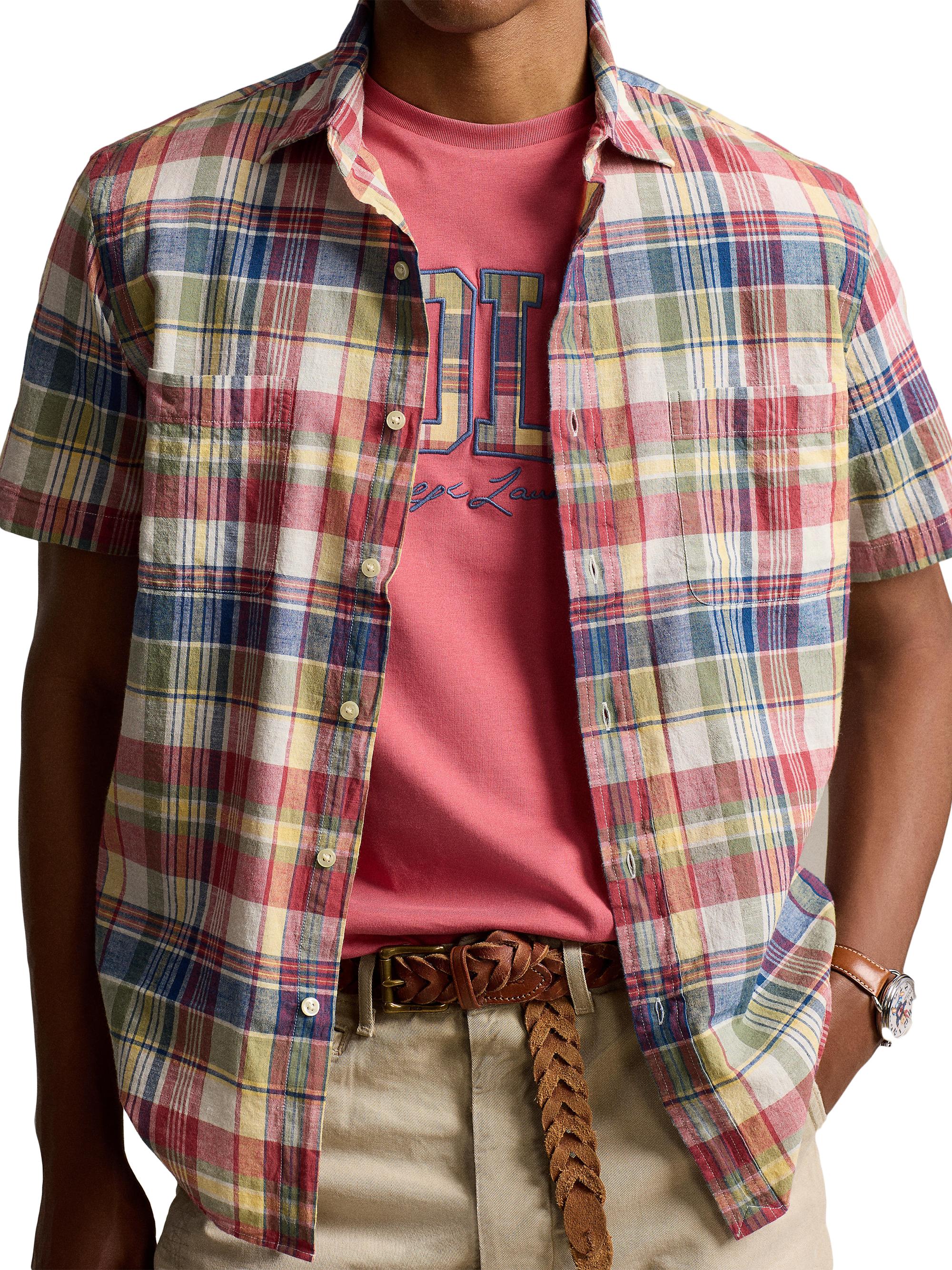 Polo Ralph Lauren Madras Plaid Cotton Shirt | Saks Fifth Avenue