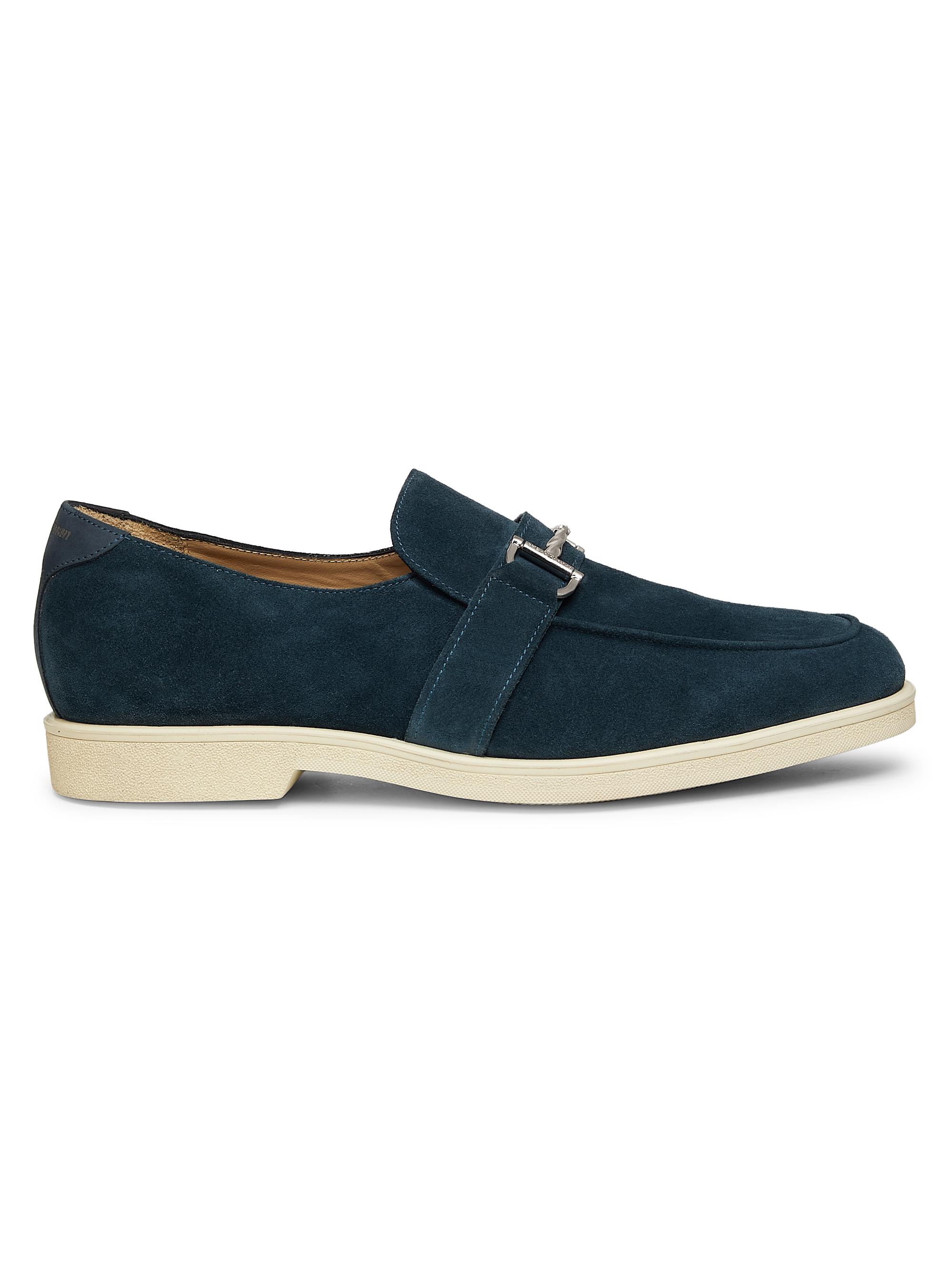 Stuart Weitzman Men's Aurelio Suede Loafers - Navy