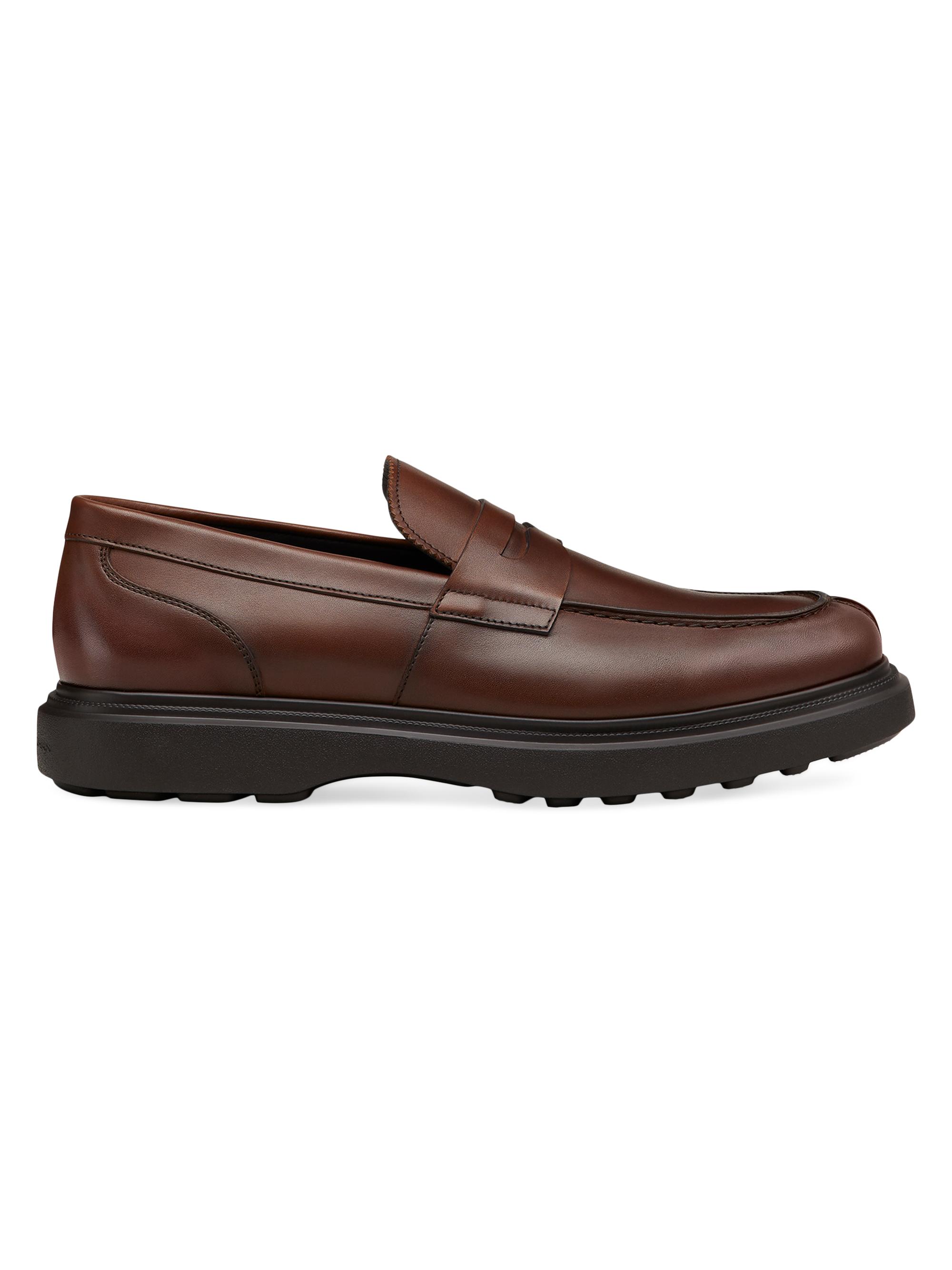 Stuart Weitzman Men's Alvin Leather Loafers - Brown