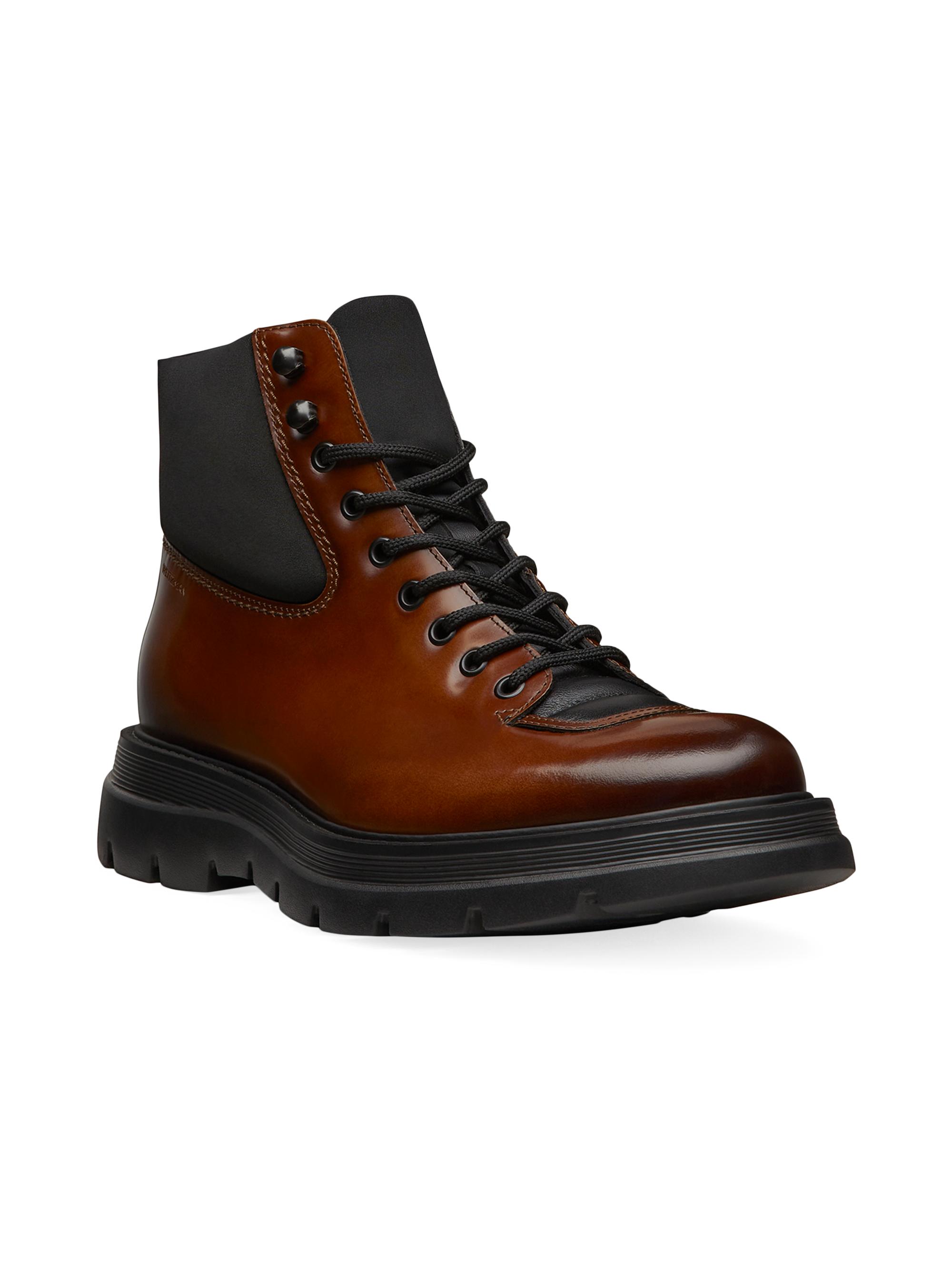 Stuart Weitzman Adam Leather Stretch Boots | Saks Fifth Avenue display picture 3