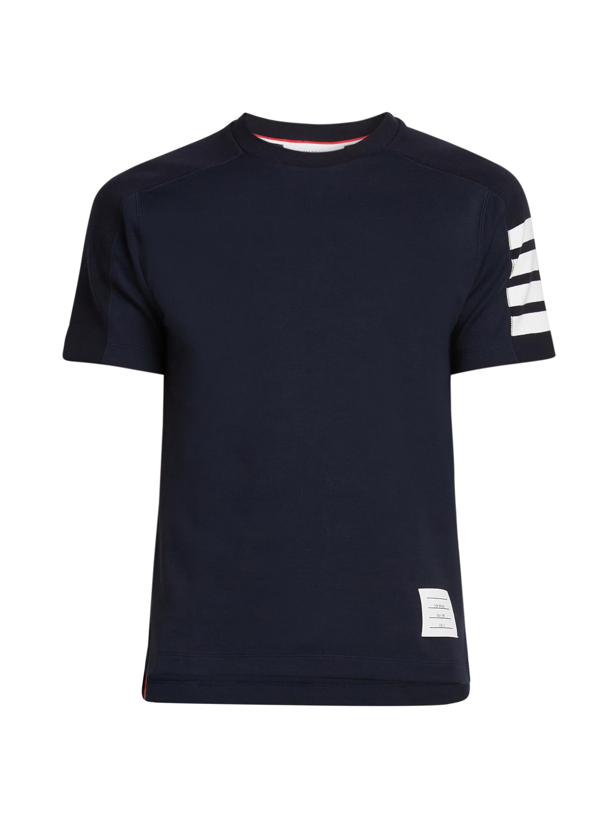 THOM BROWNE ネイビー 4 スウェットシャツ Classic Loopback 4 Bar Full Zip Hoodie | Thom Browne