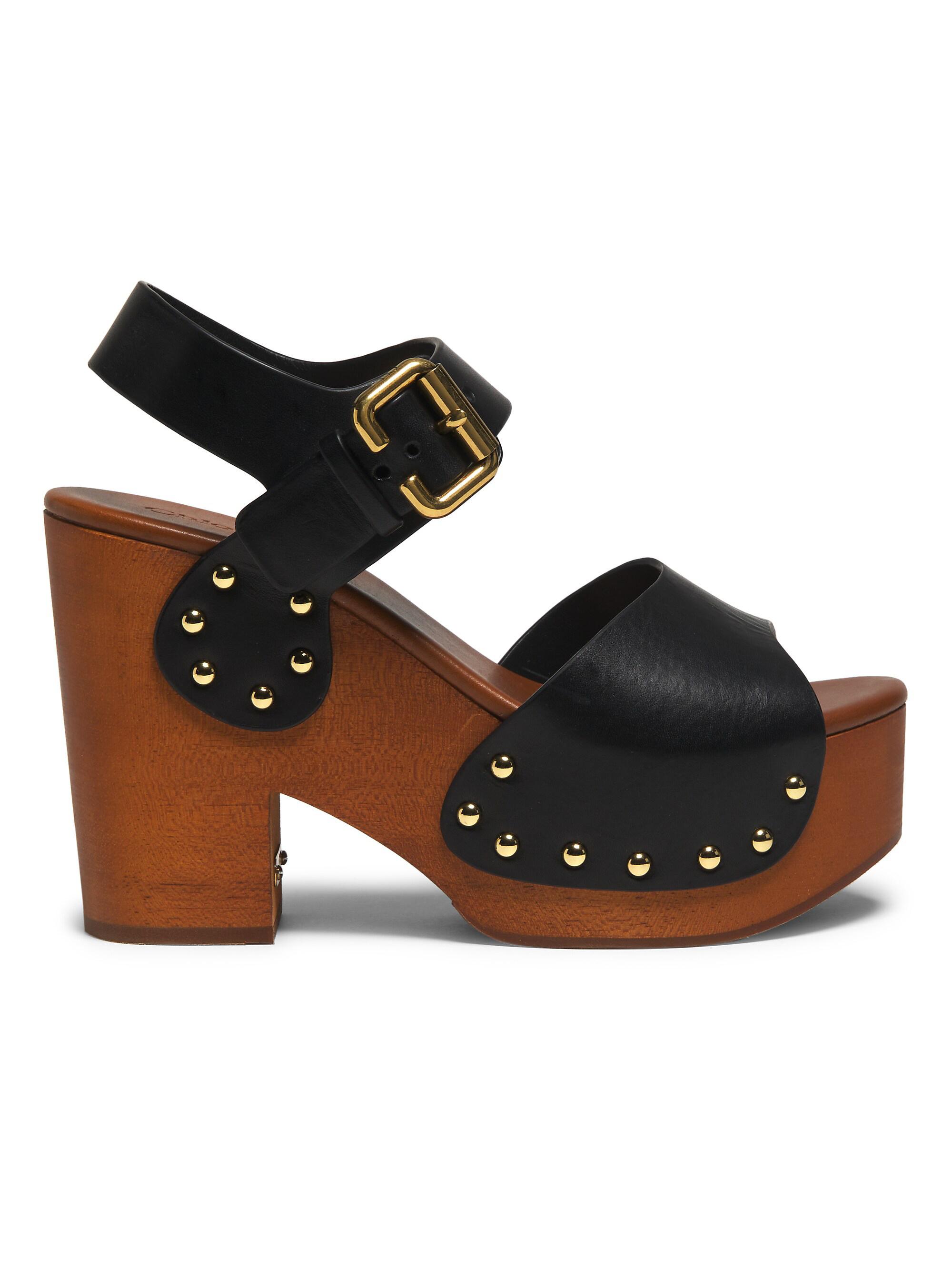 Chloé Jeannette Leather Clogs | Saks Fifth Avenue
