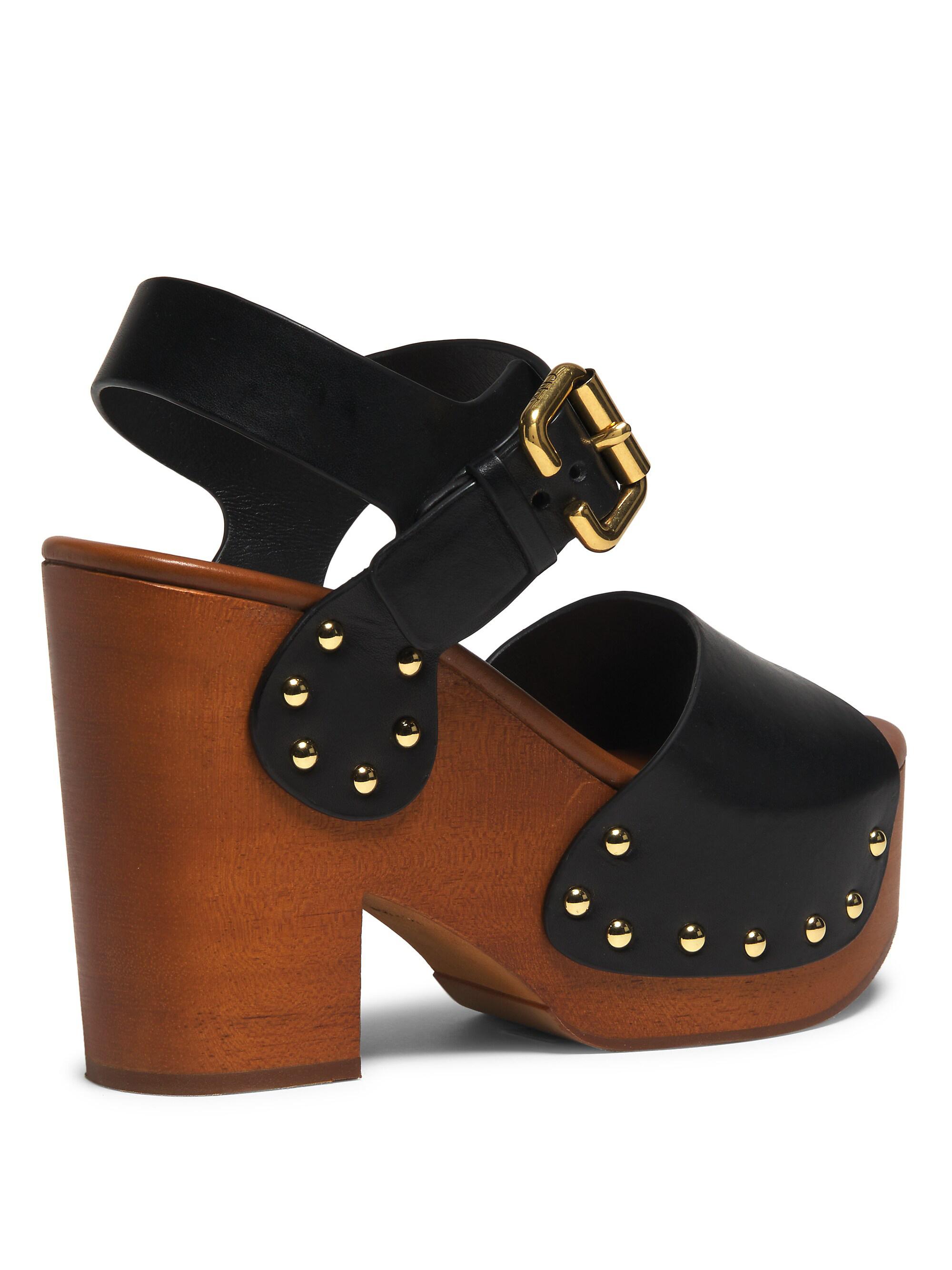 Chloé Jeannette Leather Clogs | Saks Fifth Avenue