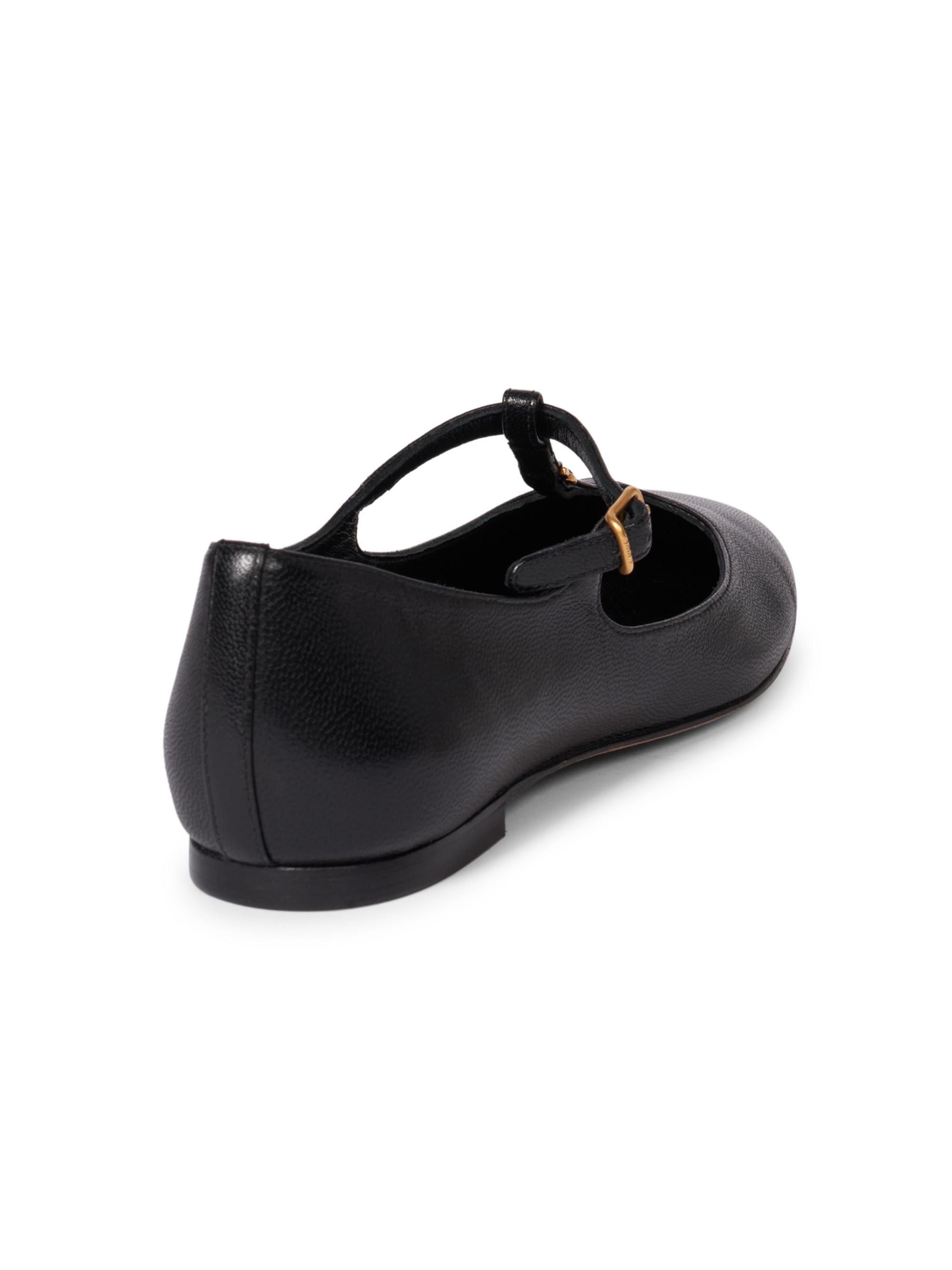 Chloé Marcie Leather Ballerina Flats | Saks Fifth Avenue
