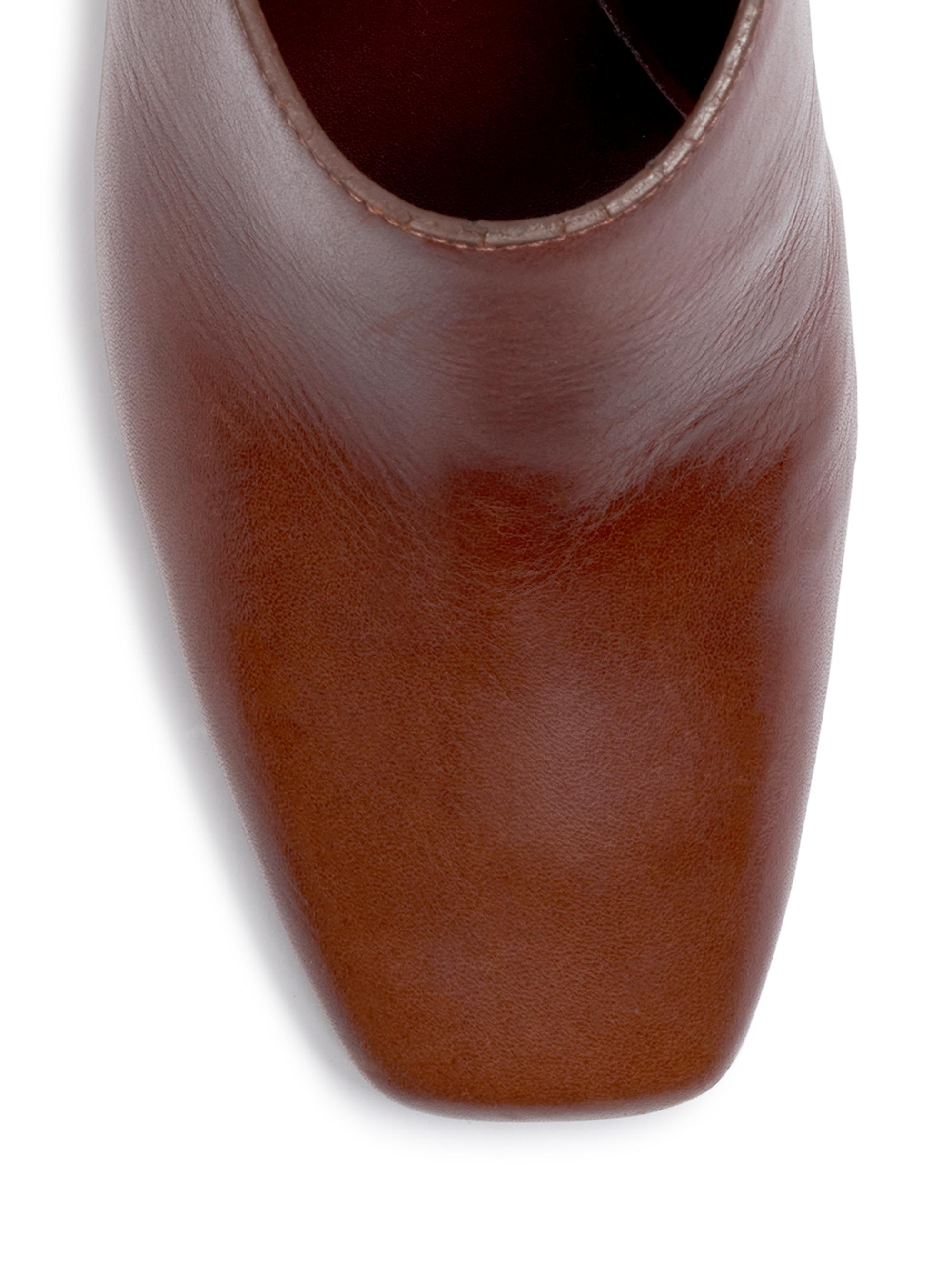 Chloé Ambre 105MM Leather Mules | Saks Fifth Avenue