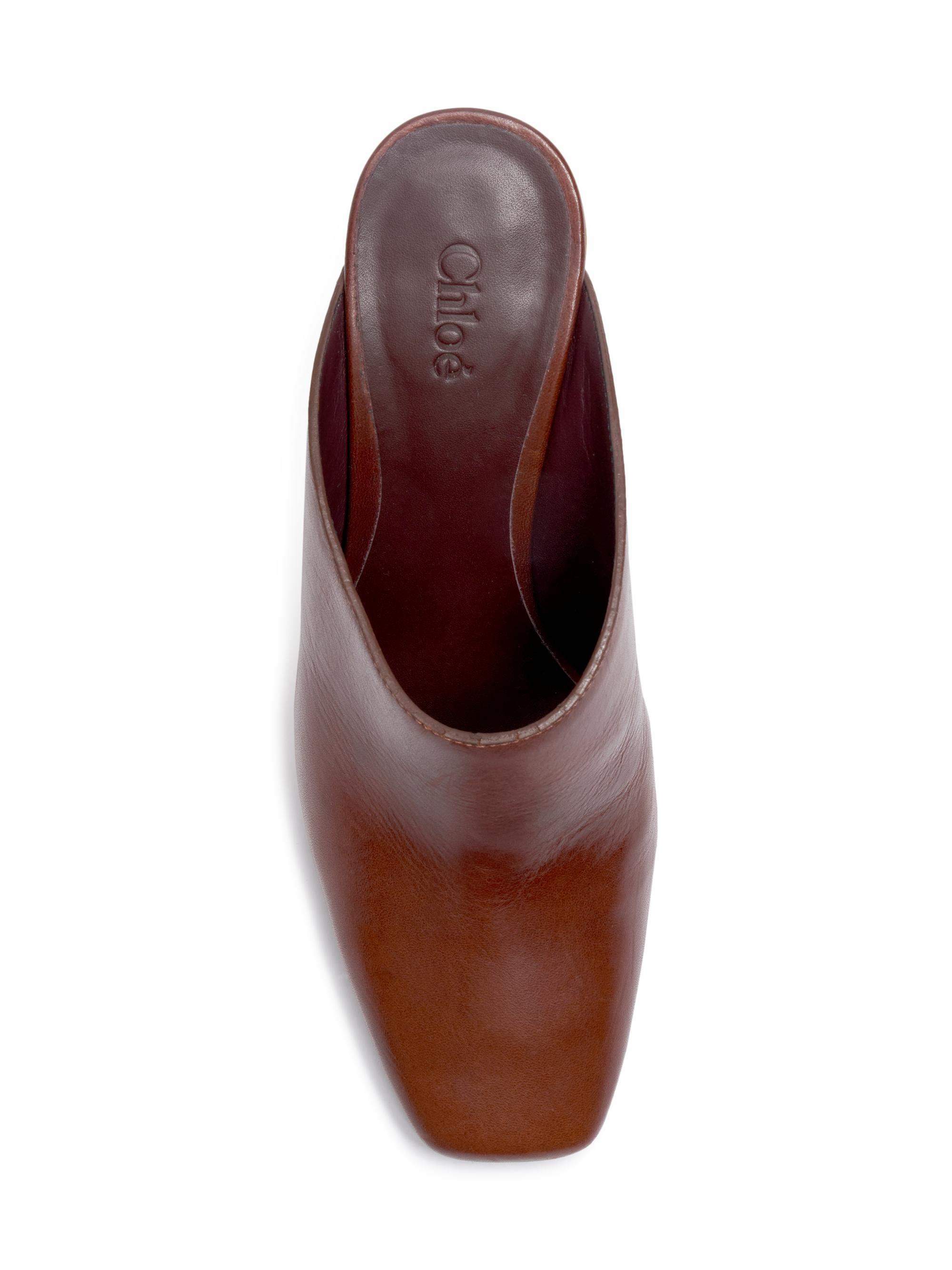 Chloé Ambre 105MM Leather Mules | Saks Fifth Avenue